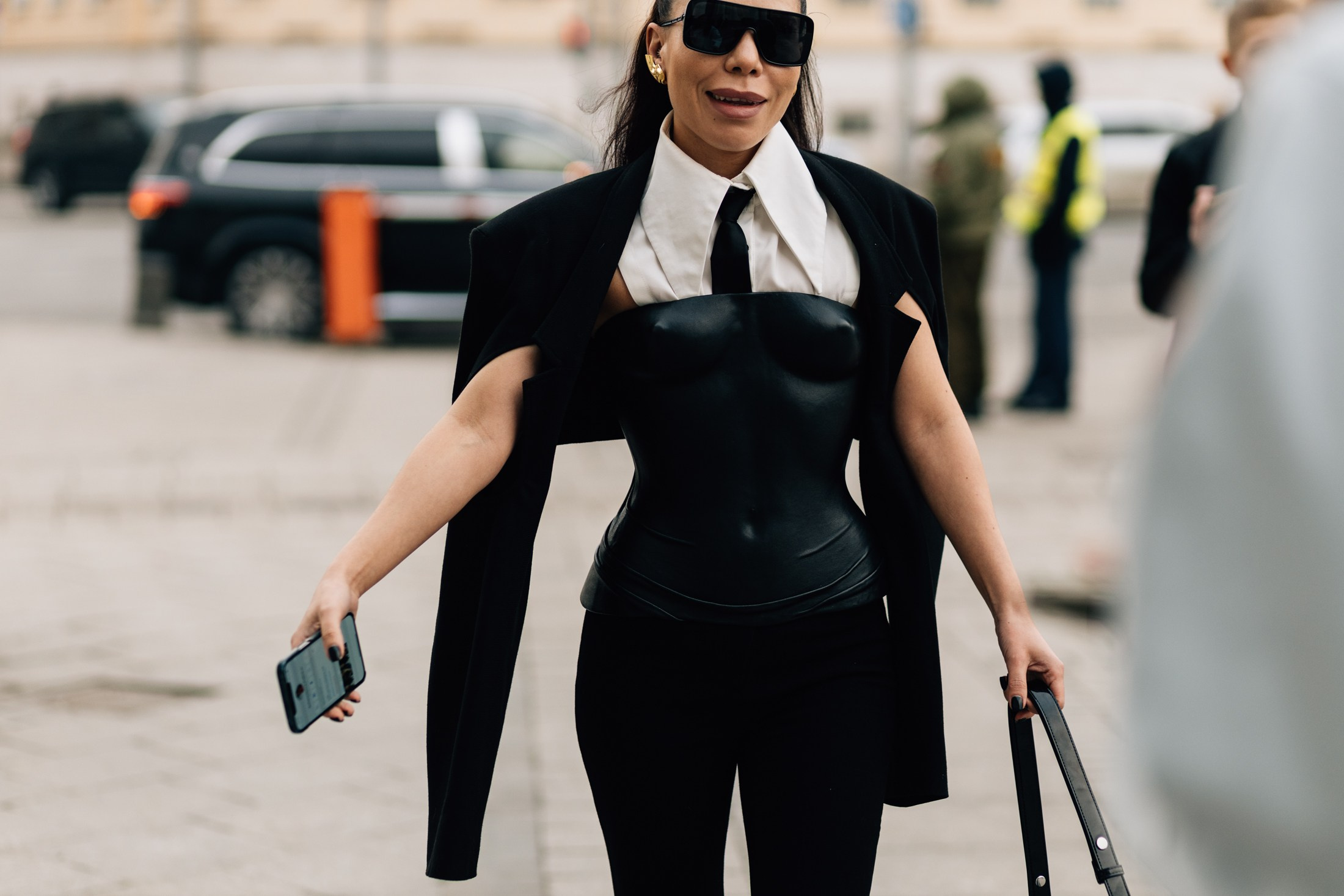 Moscow Fashion Week Streetstyle Day 1. Shami Pezhonov Photography