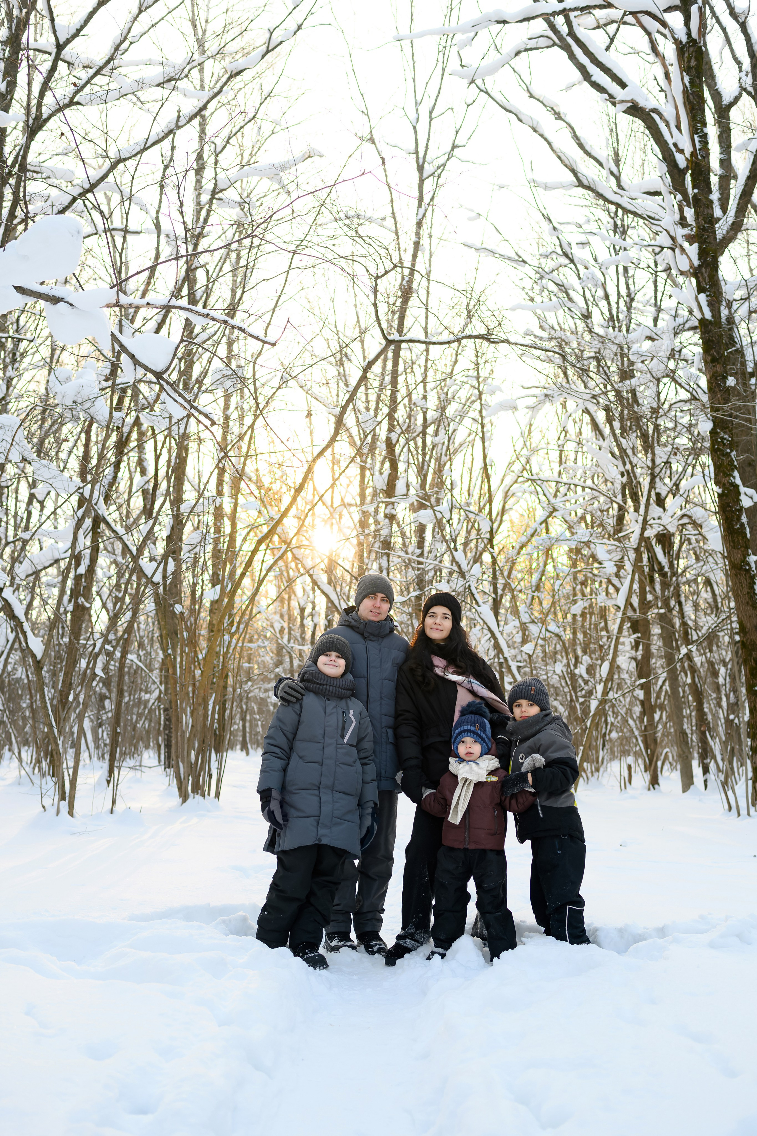 Зимние фотопрогулки. Семейный, детский фотограф в Москве Дегтярева Анастасия