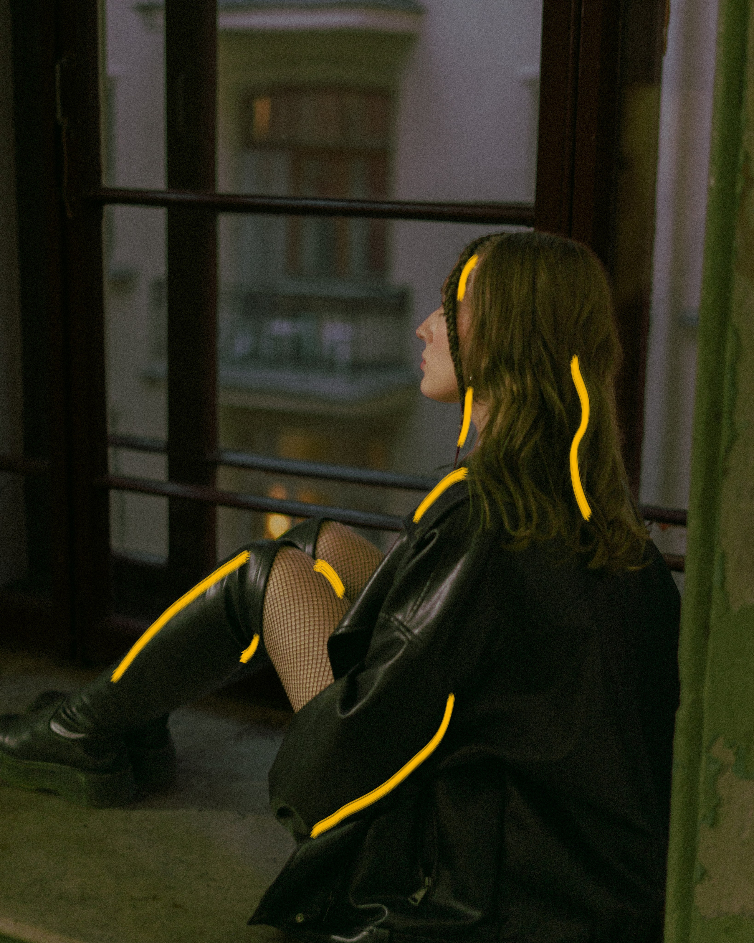 Photoshoot with collages and lyrics from grappa Kino in paradnaya. Katya Che | Photographer | Beograd