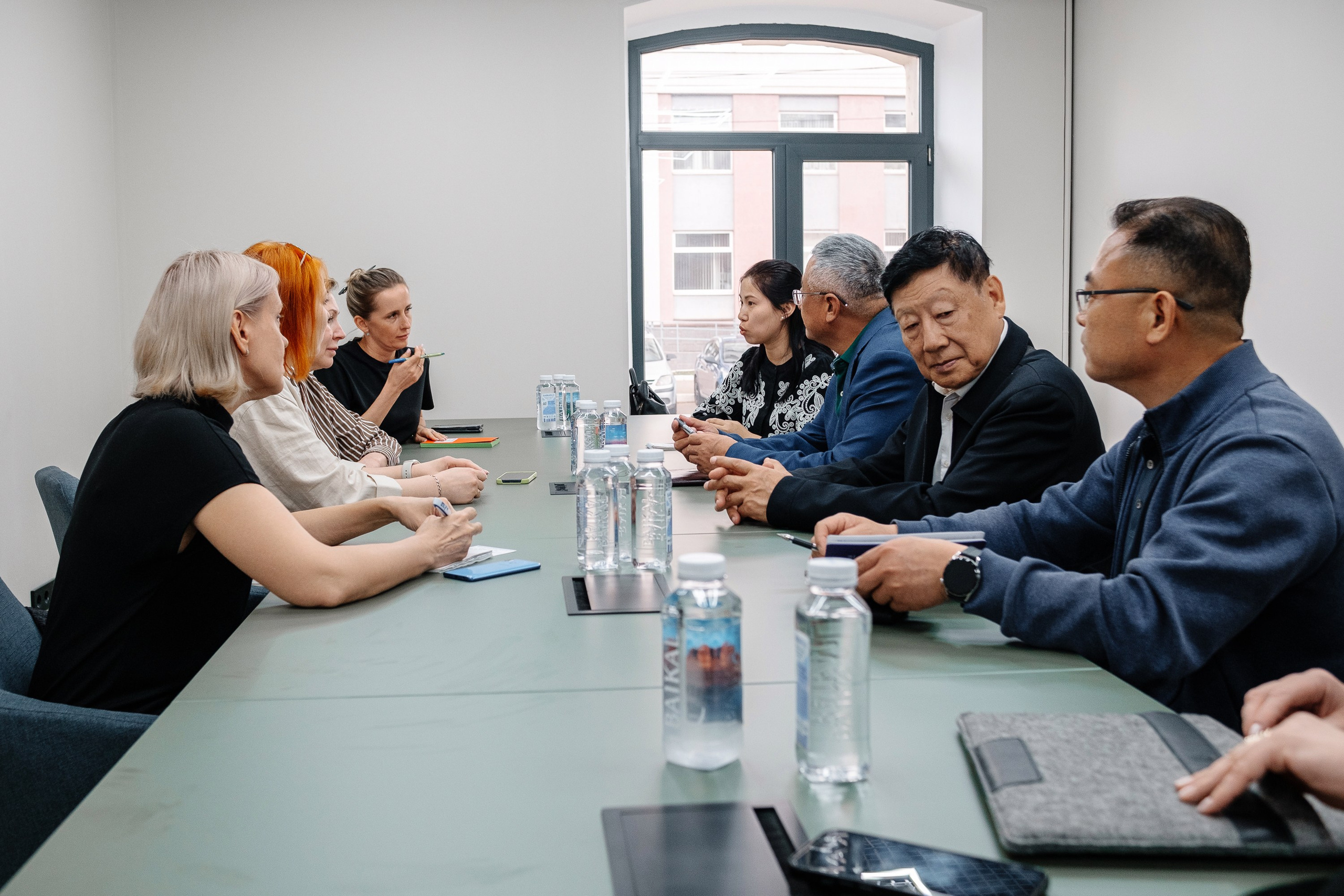 Делегация Китая в Ивановской текстильной компании