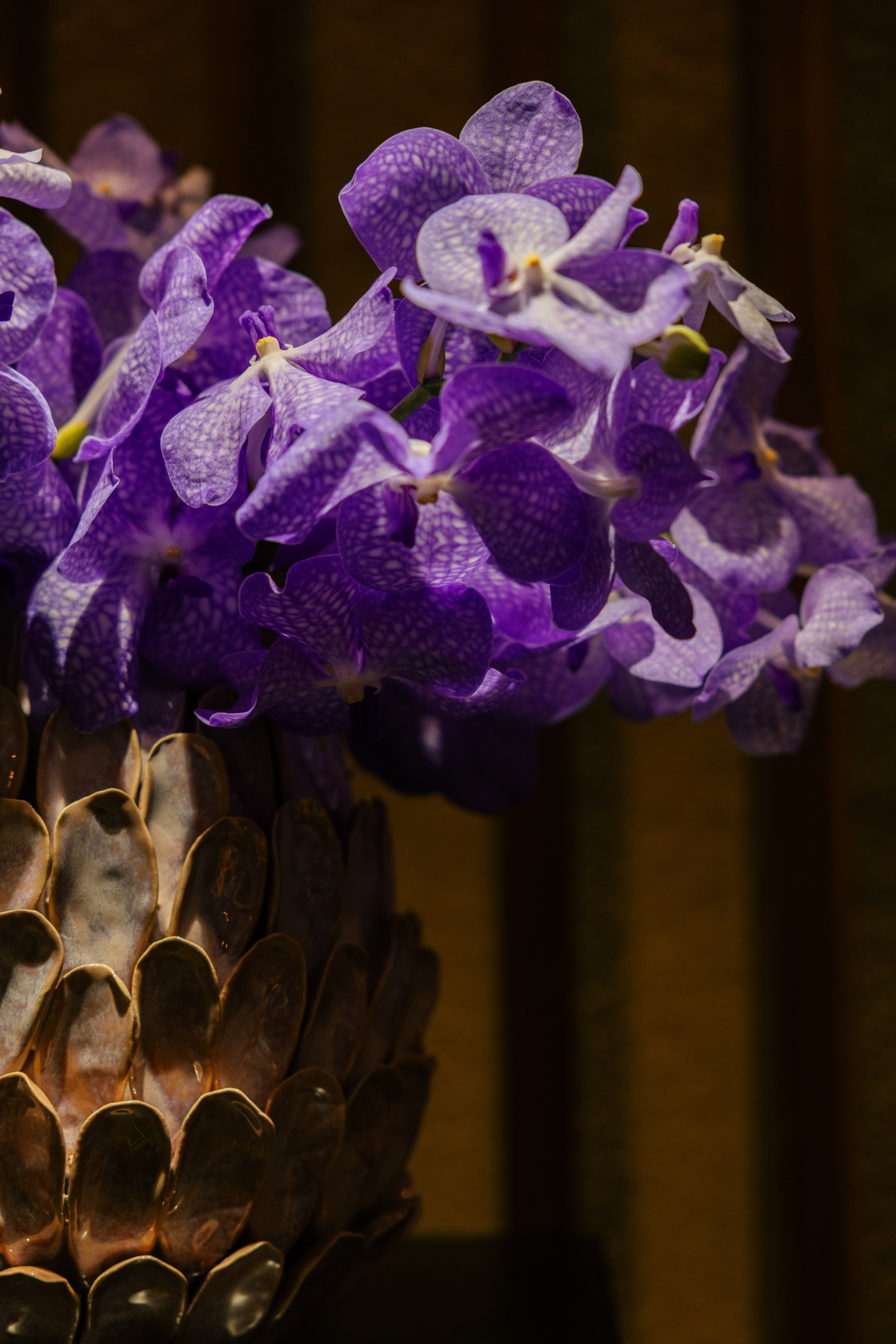 A glimpse of Araik Galstyan’s flower arrangements displayed at the Meliá Hotel Barcelona