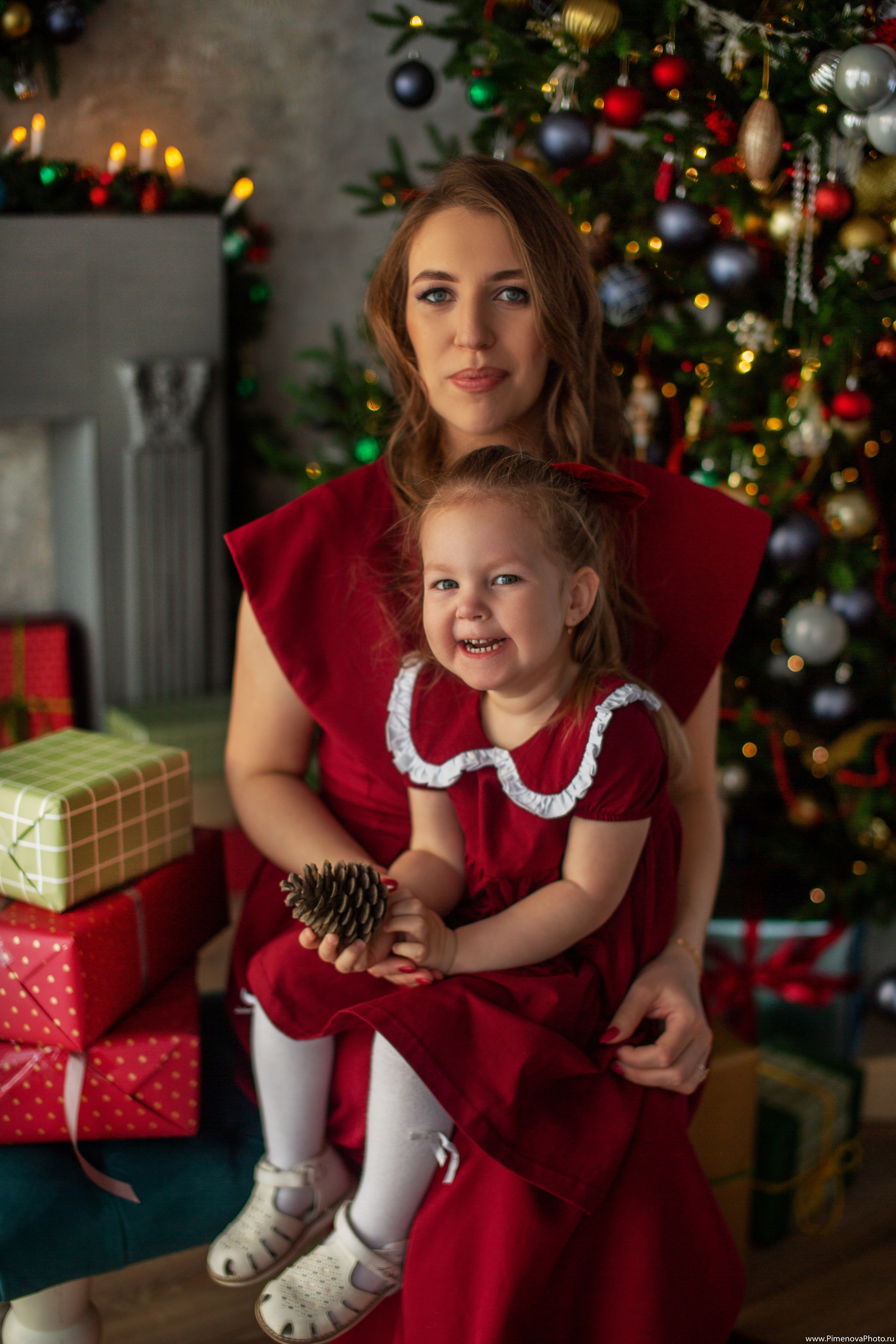 Новогодняя сказка Есении, 2024. Семейный и детский фотограф в Петрозаводске