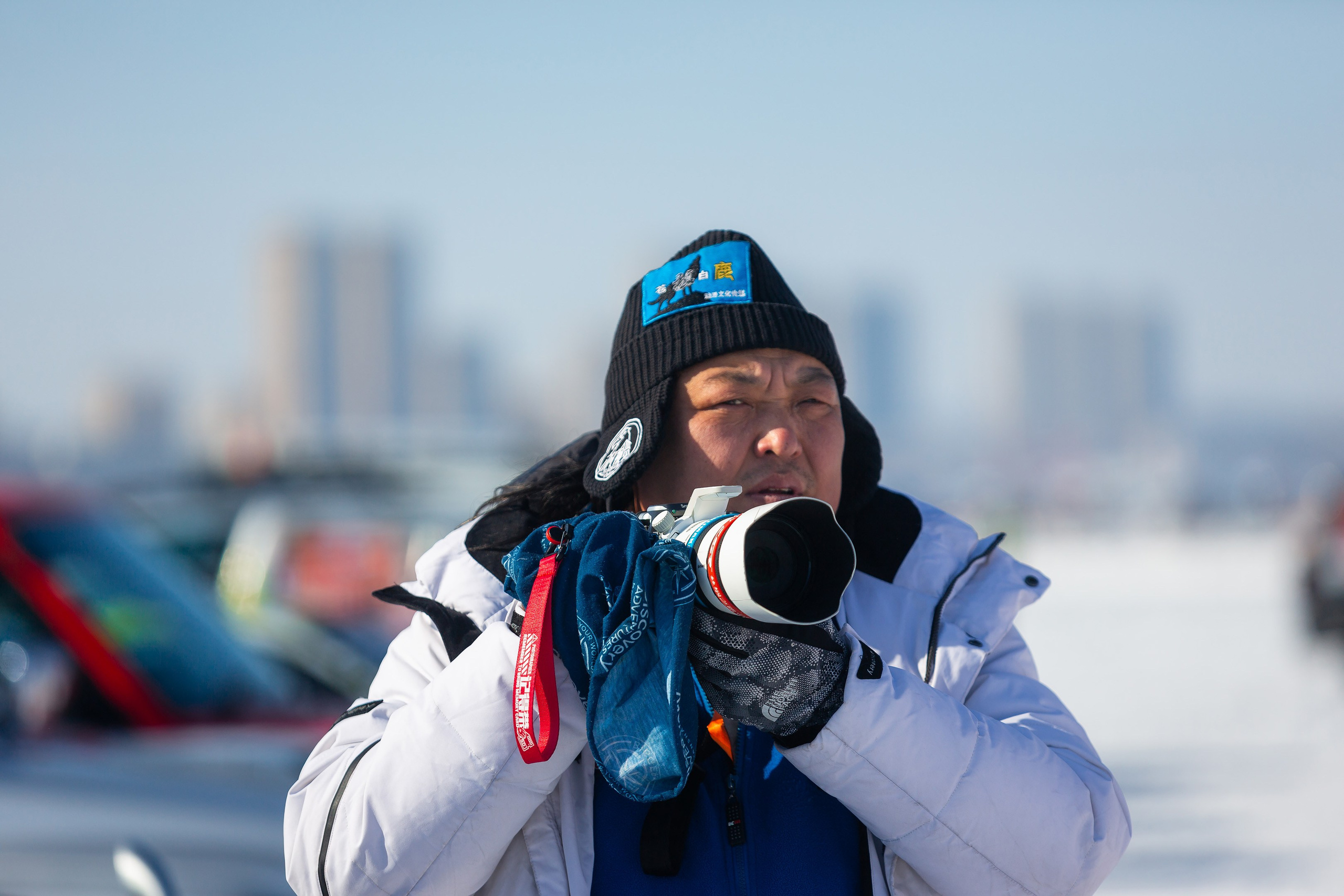 Гонки на Амуре (Россия — Китай). День 2. Фотограф Эдуард Глок в г. Благовещенске Амурской области