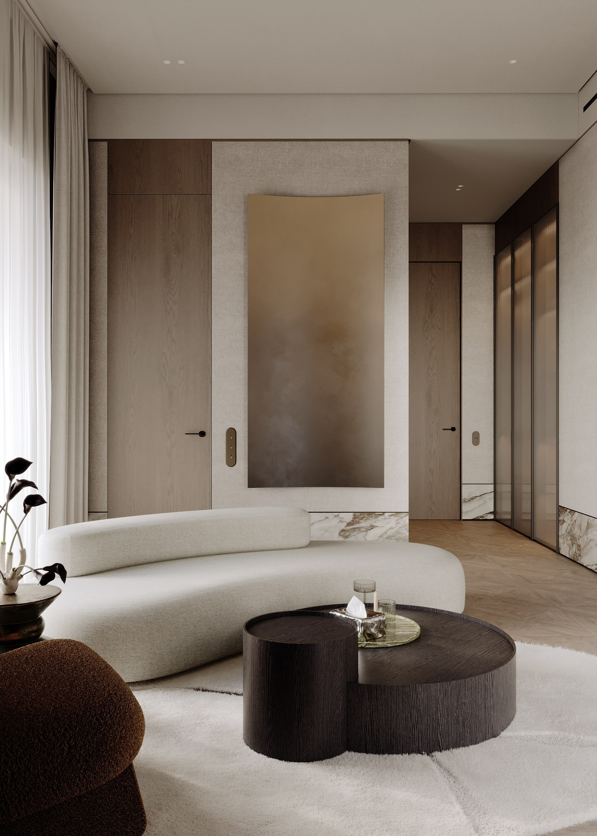 Лапино | гостиная сьют. 3d визуализатор Валерия Романова