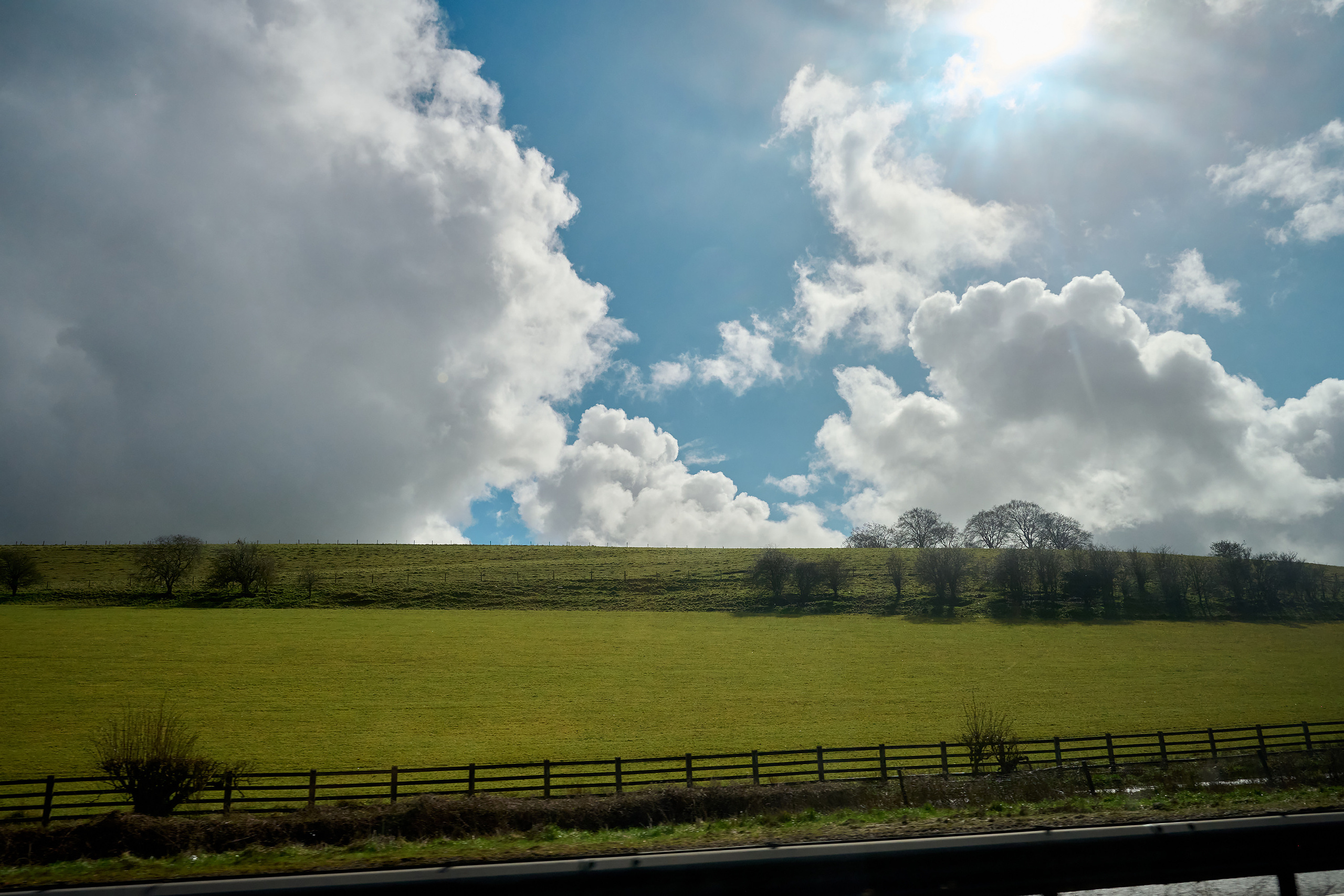 Дорога в Великобритании от Фалмута до Лондона