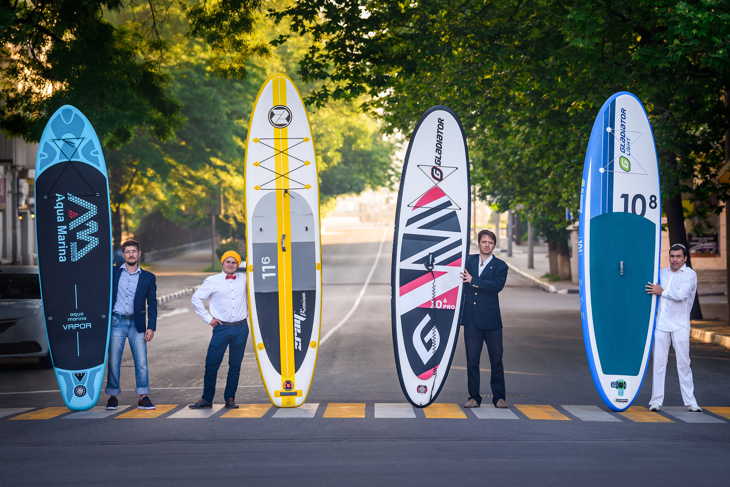 Новороссийск, центр, САП-бордисты