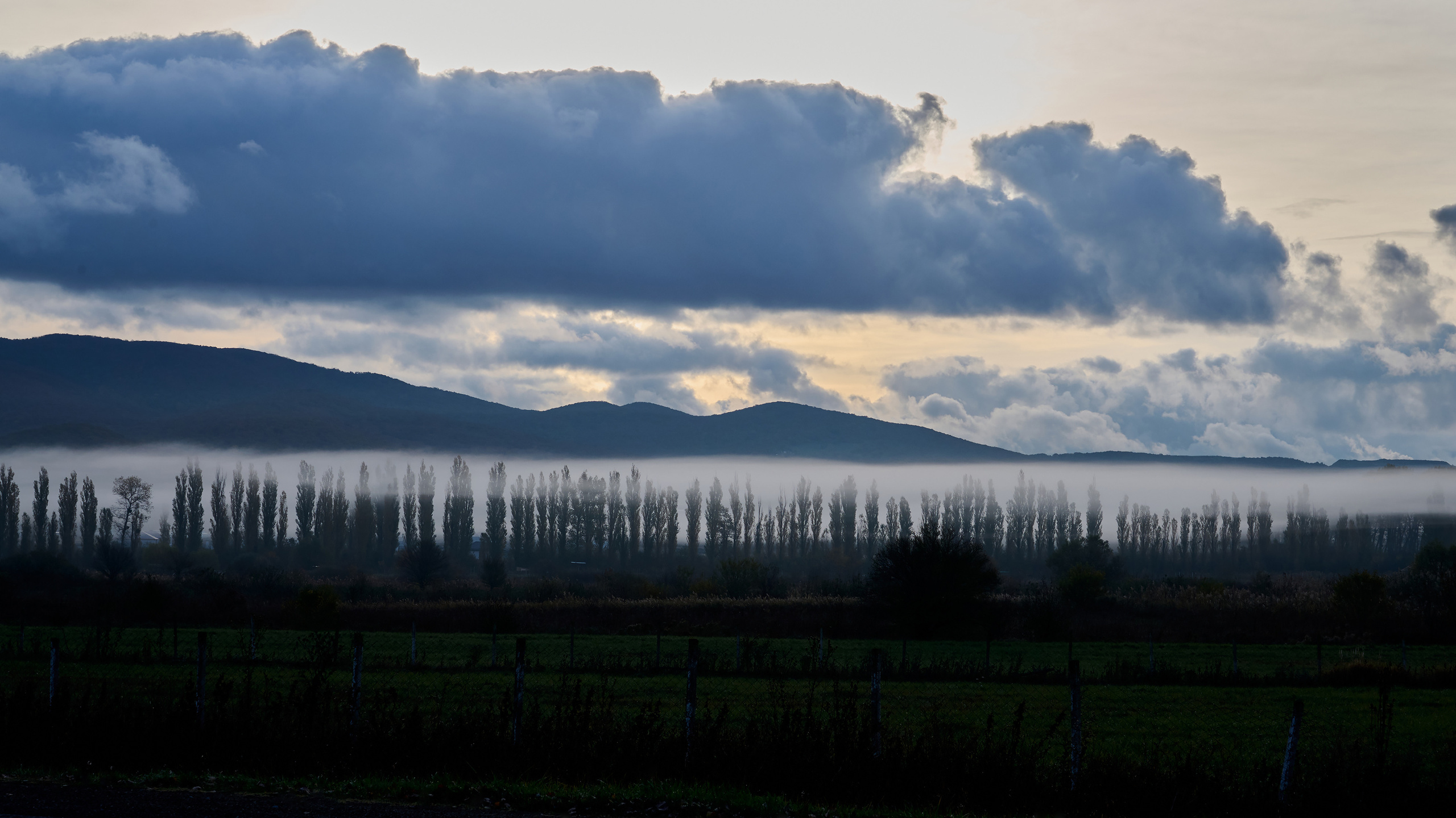 Туман в предгорье 