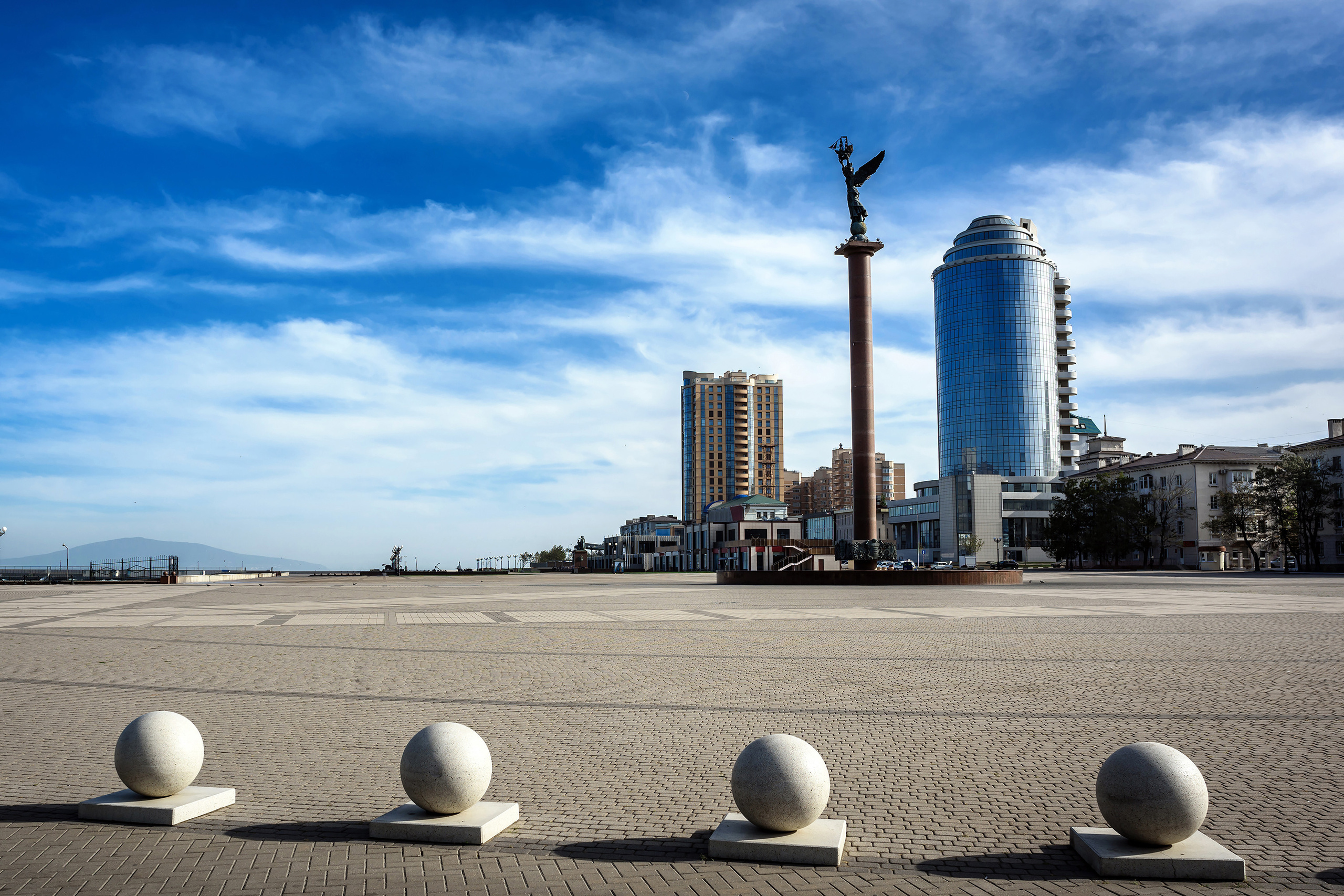 Новороссийск, мор-вокзал, площадь