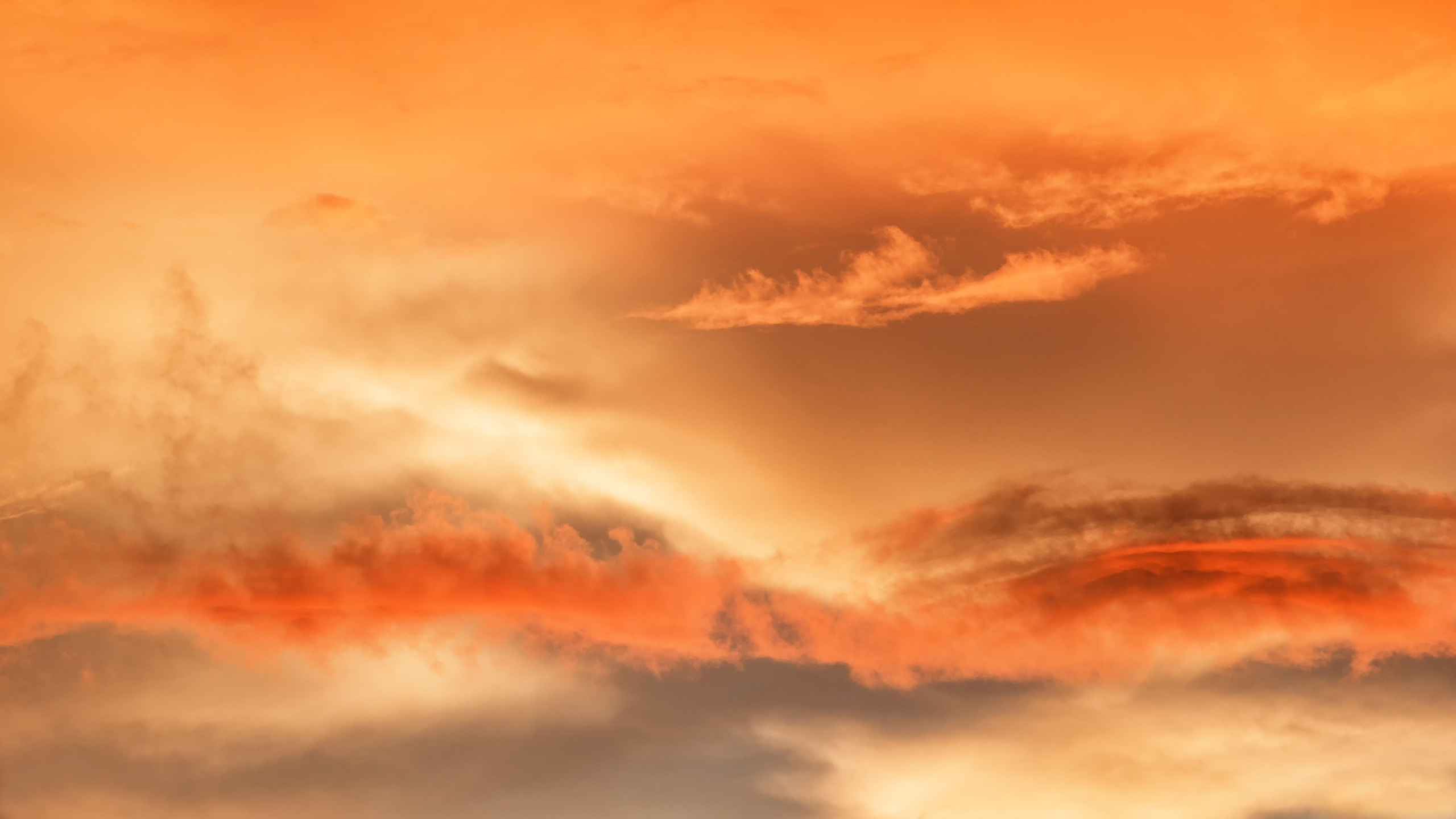 Розовые облака необычной формы