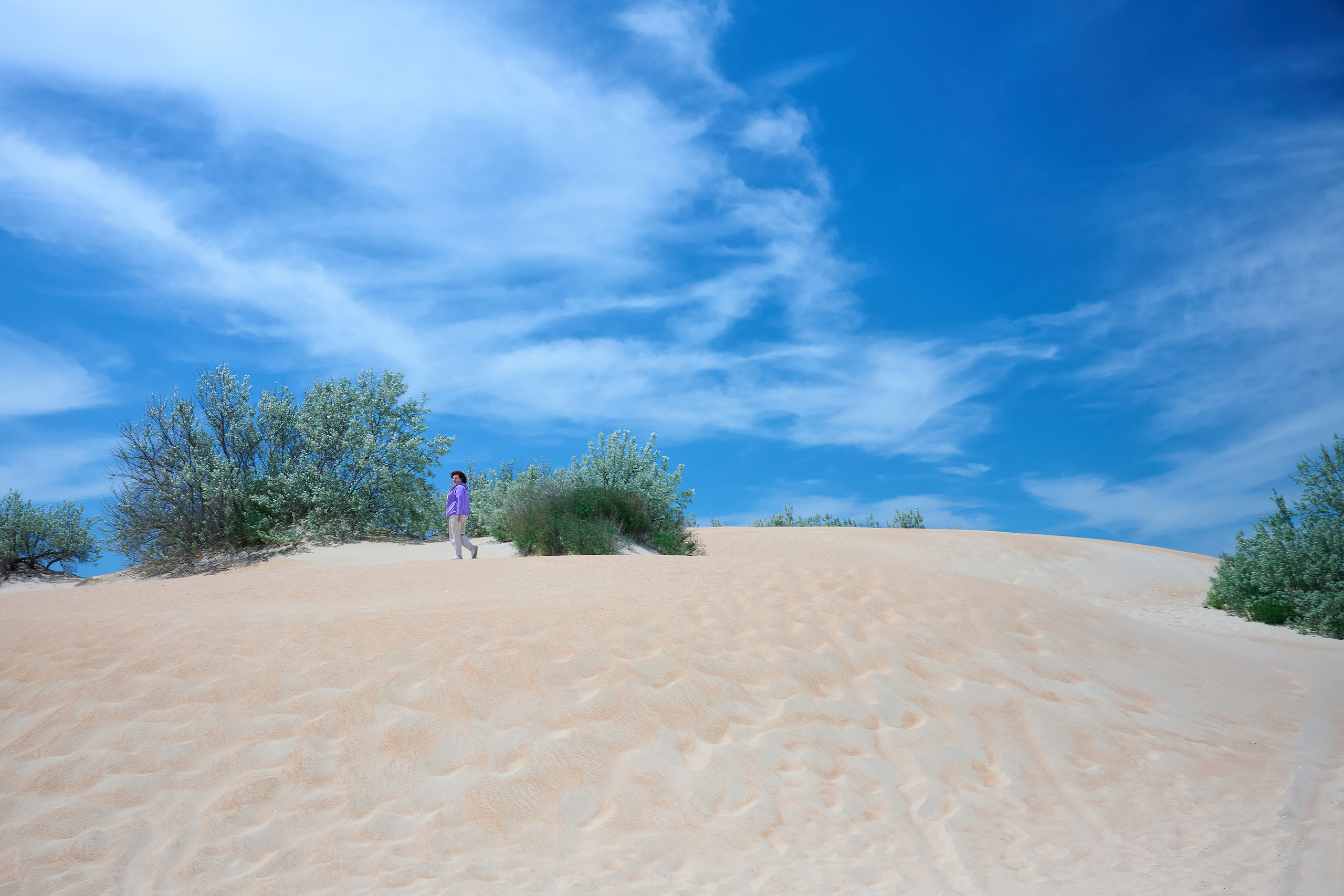 Черноморский песчаный пляж в Витязево, Анапа