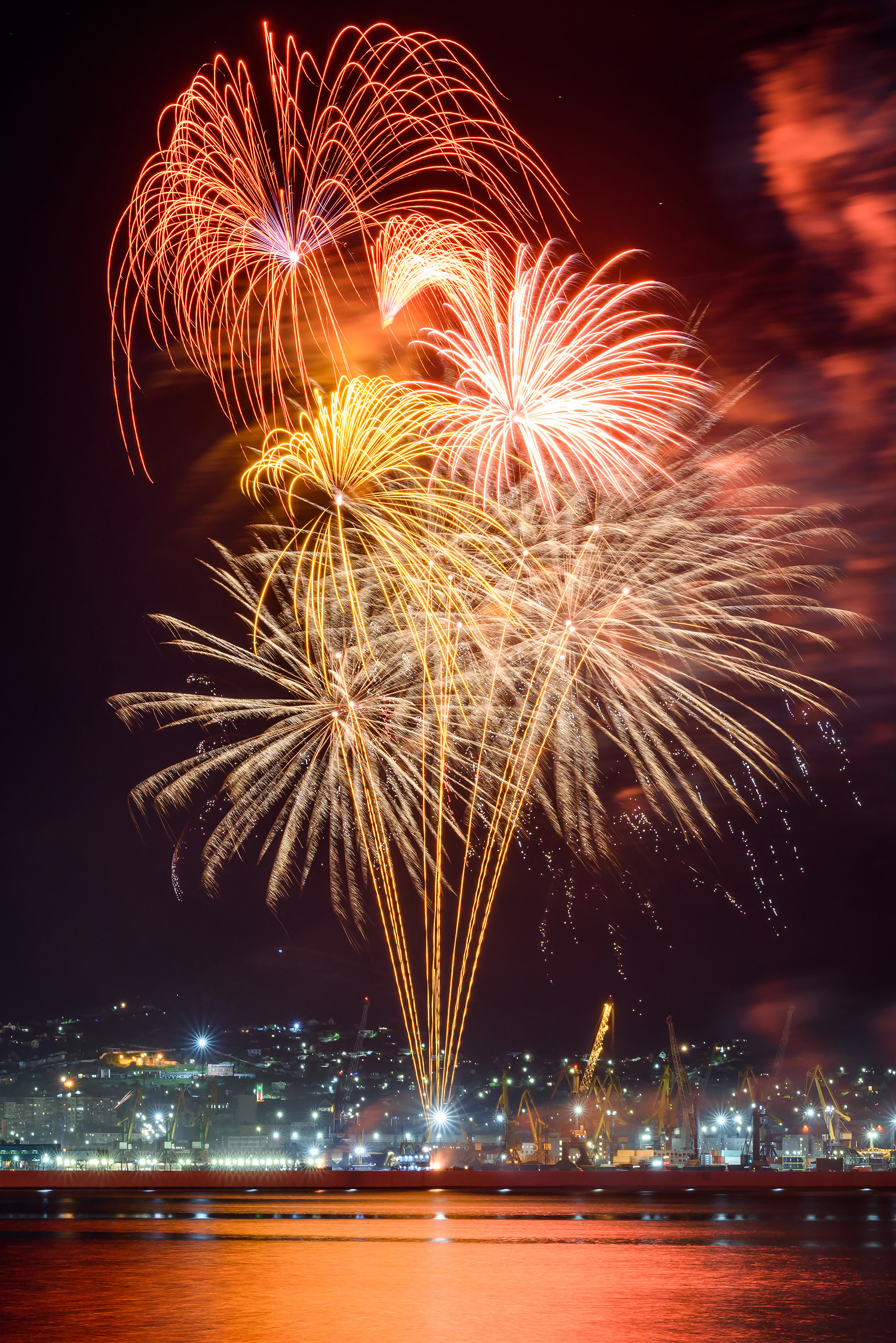 Новороссийск, фейерверк