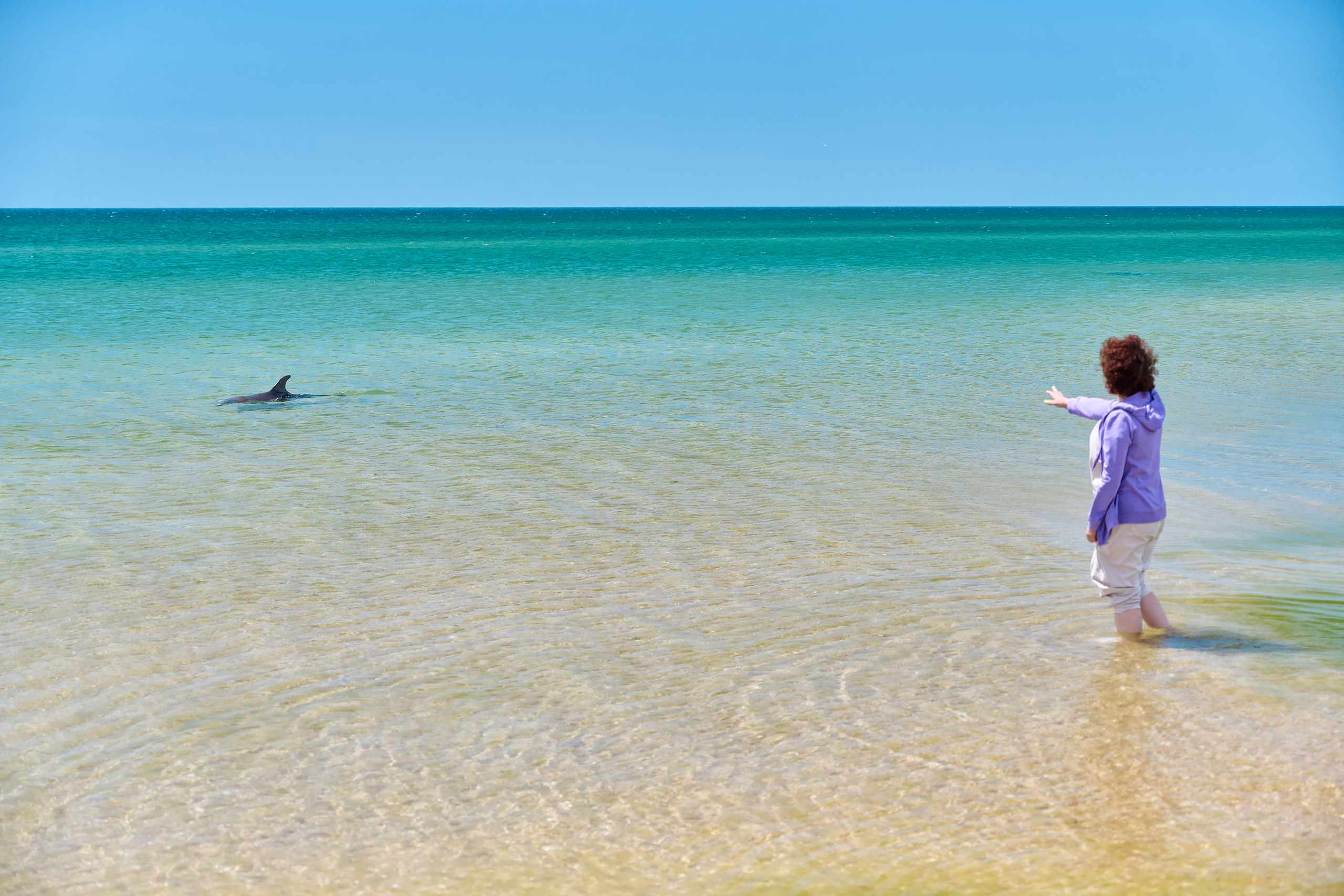 Черноморский песчаный пляж в Витязево, Анапа