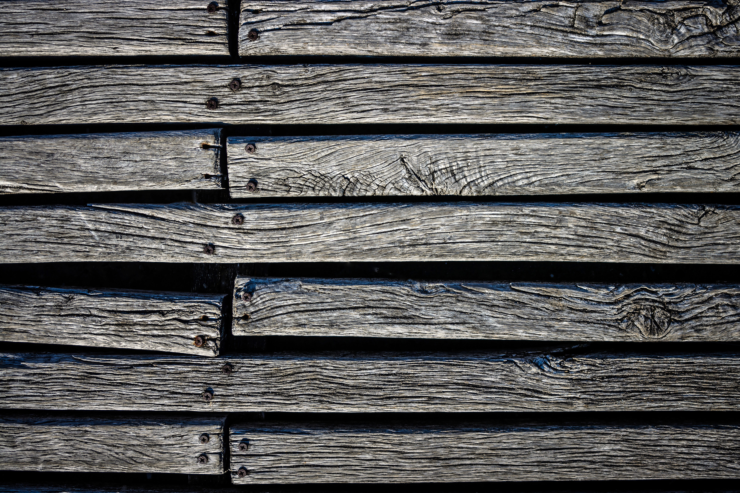 Текстура, фон - палуба причала, набранная из досок