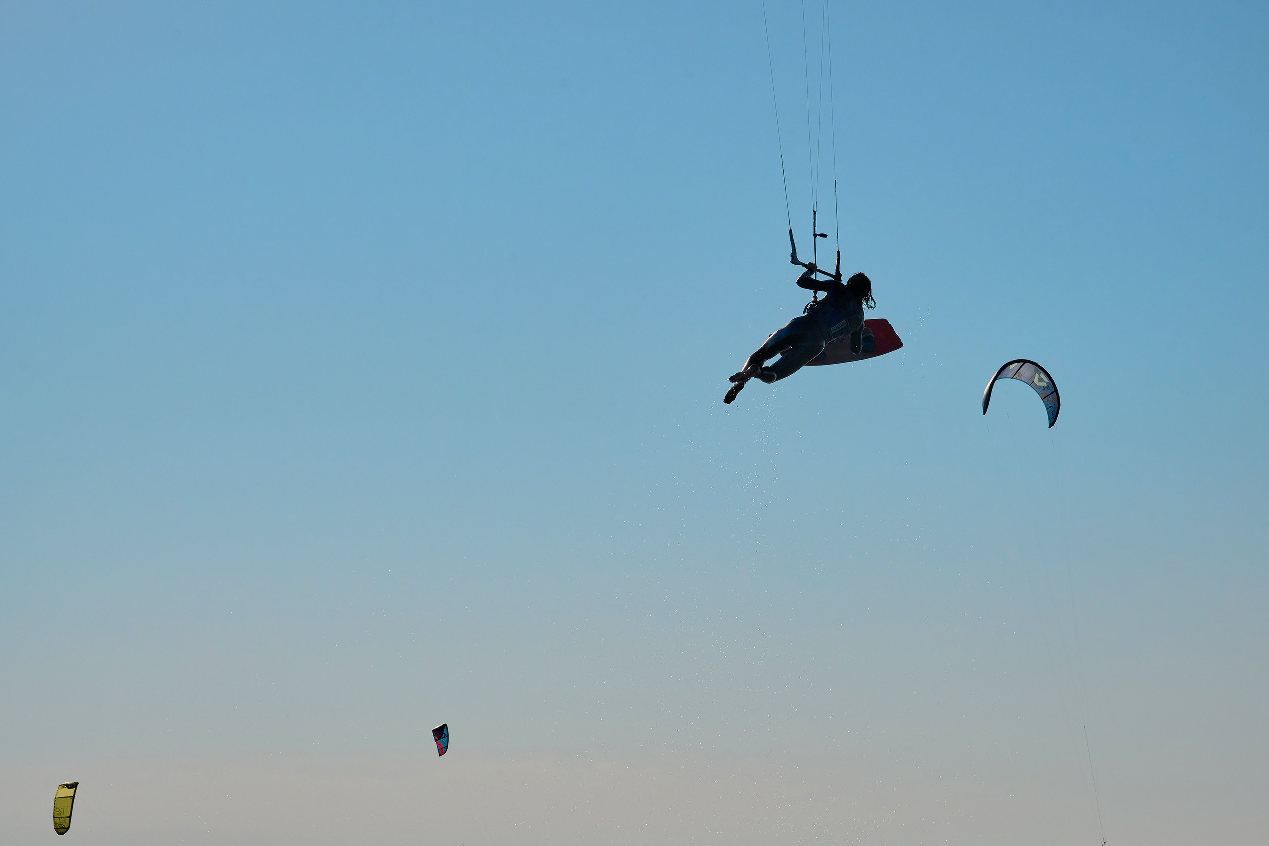 Коса Голенькая, кайтинг. Яркие фото на Чёрном море