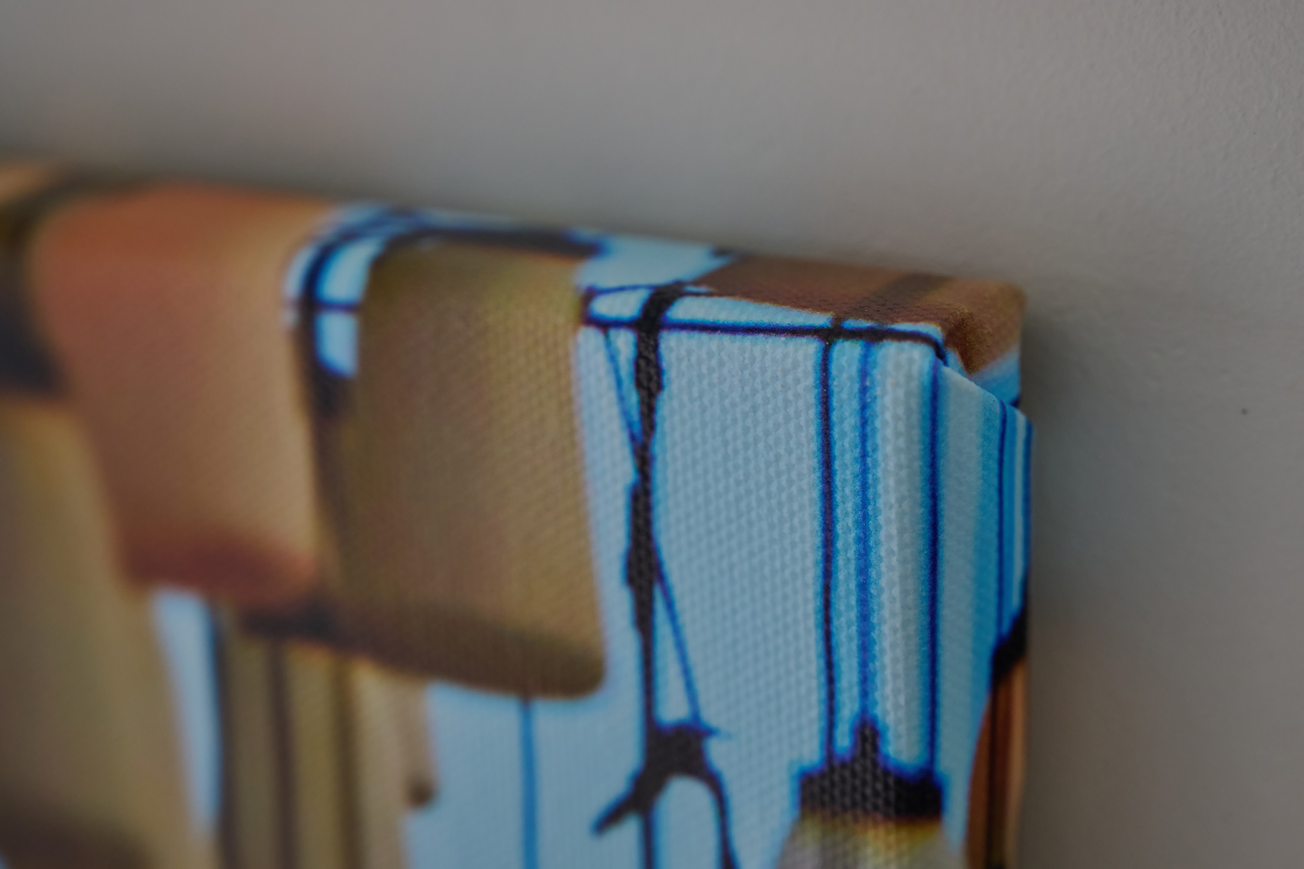 Картина, фотография на холсте - уличная декорация, фонарь, фонарики, Москва