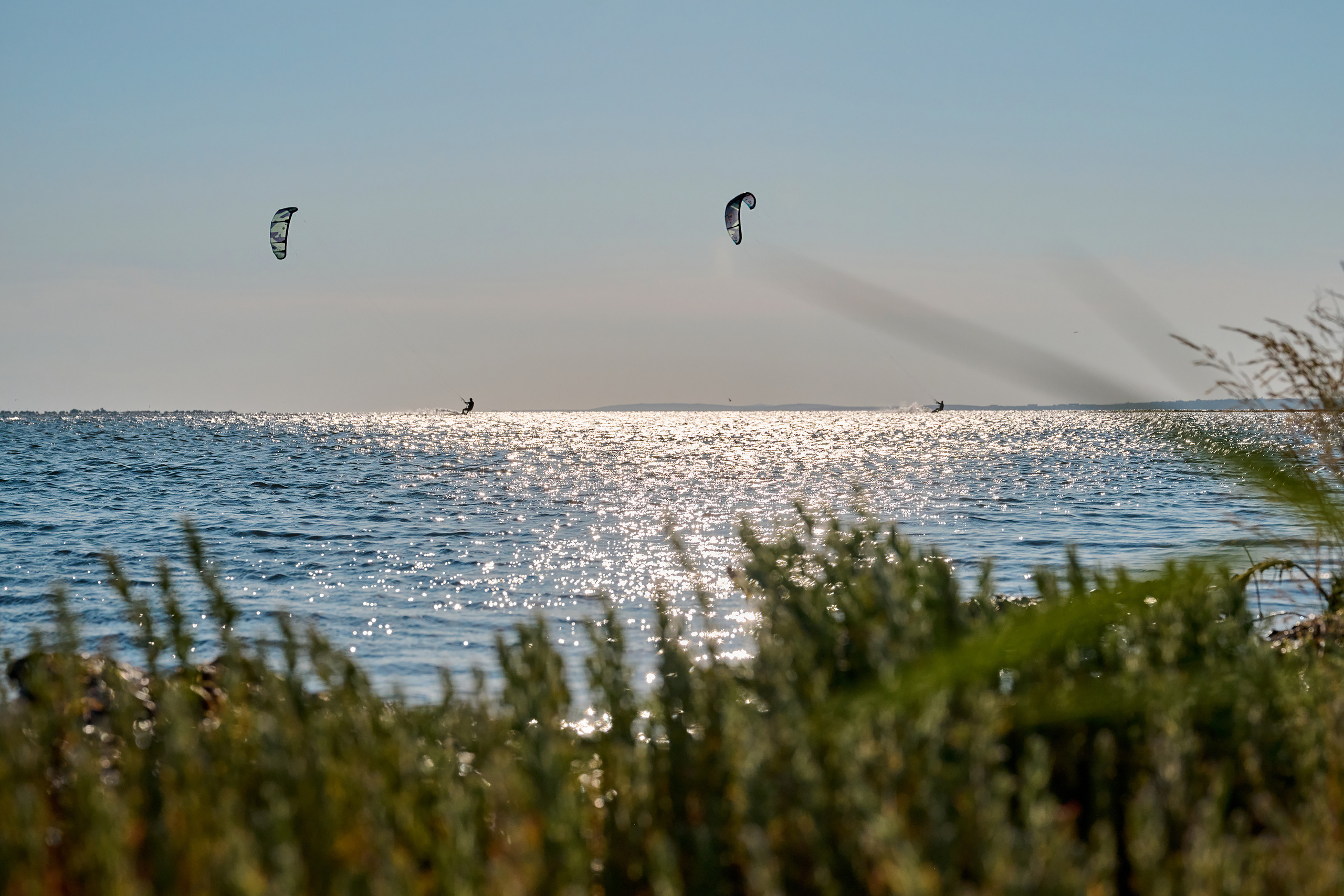Коса Голенькая, кайтинг. Яркие фото на Чёрном море