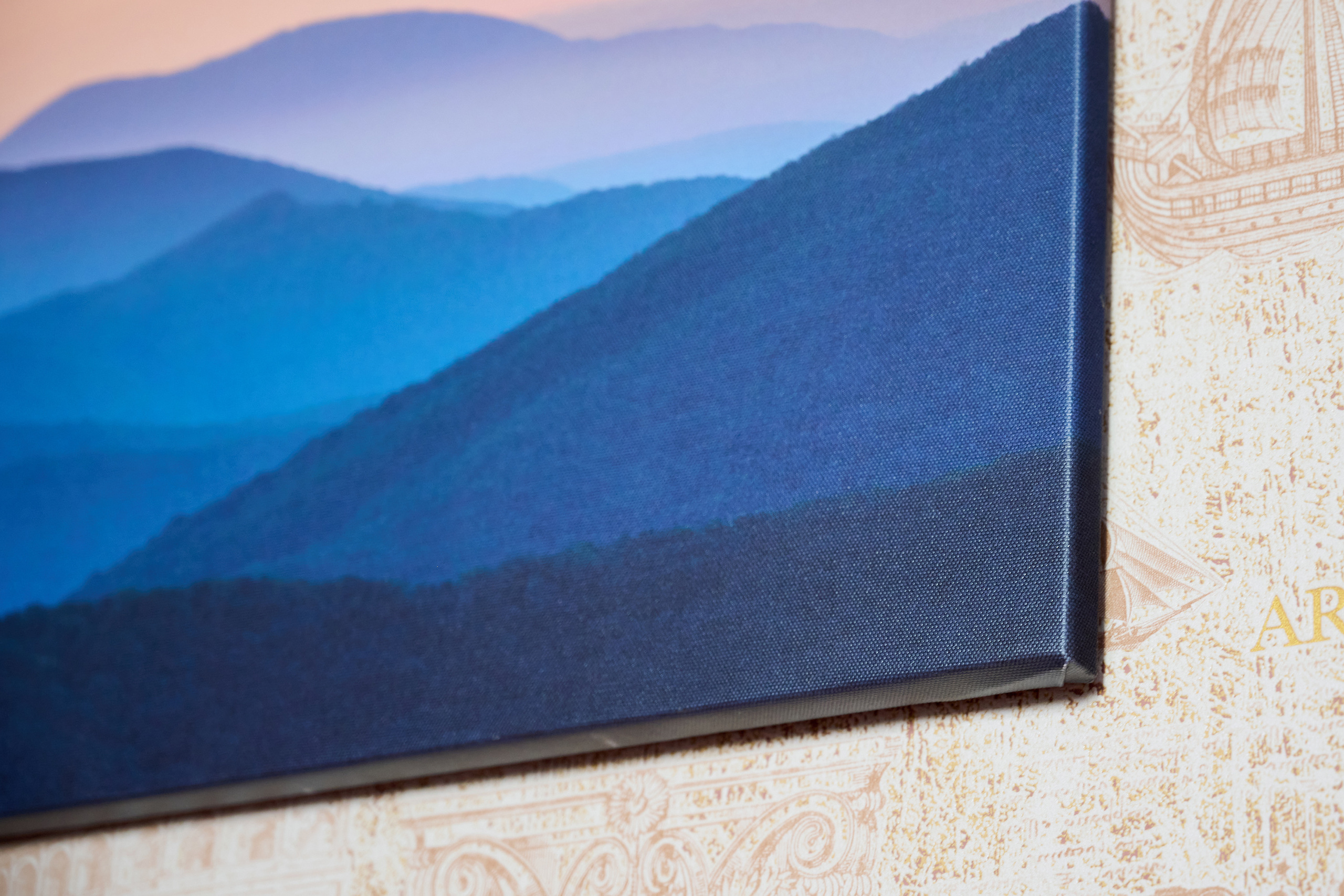 Картина, фотография на холсте - утро в горах