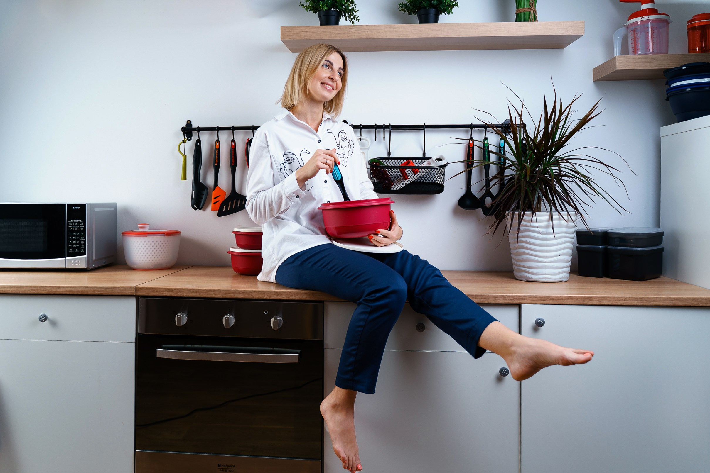 Контент-съёмка для студии Tupperware в Самаре