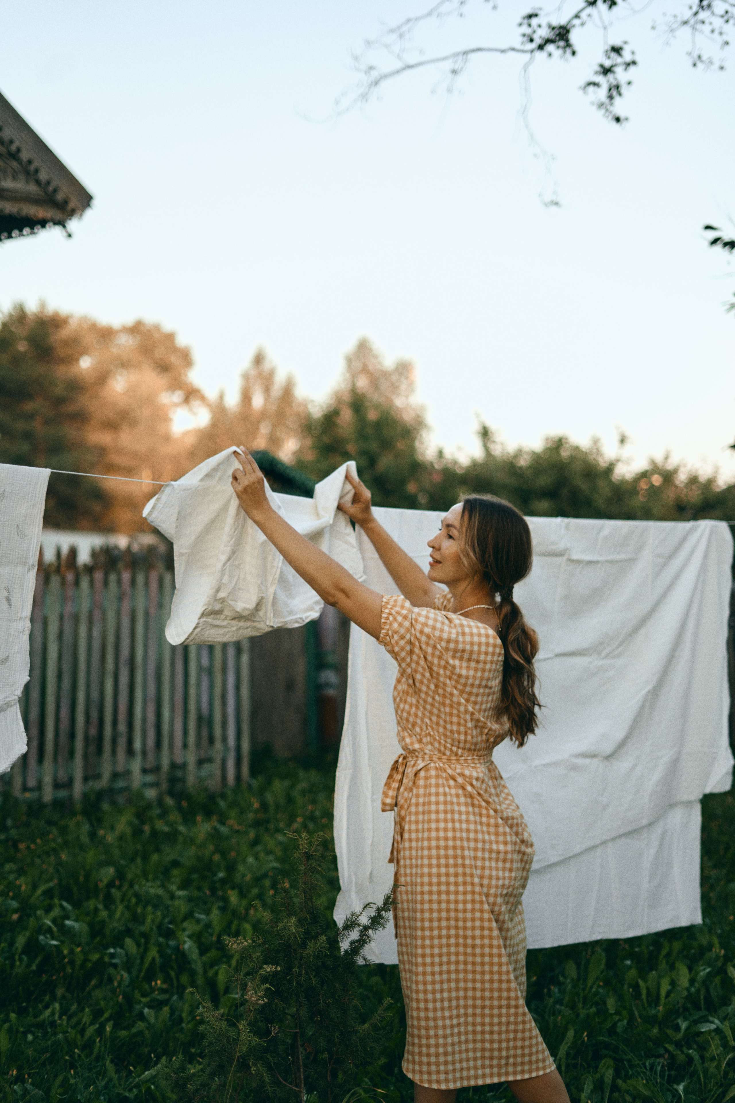 Лето, стирка и закат. Фотограф Киров Анжелика Некрасова