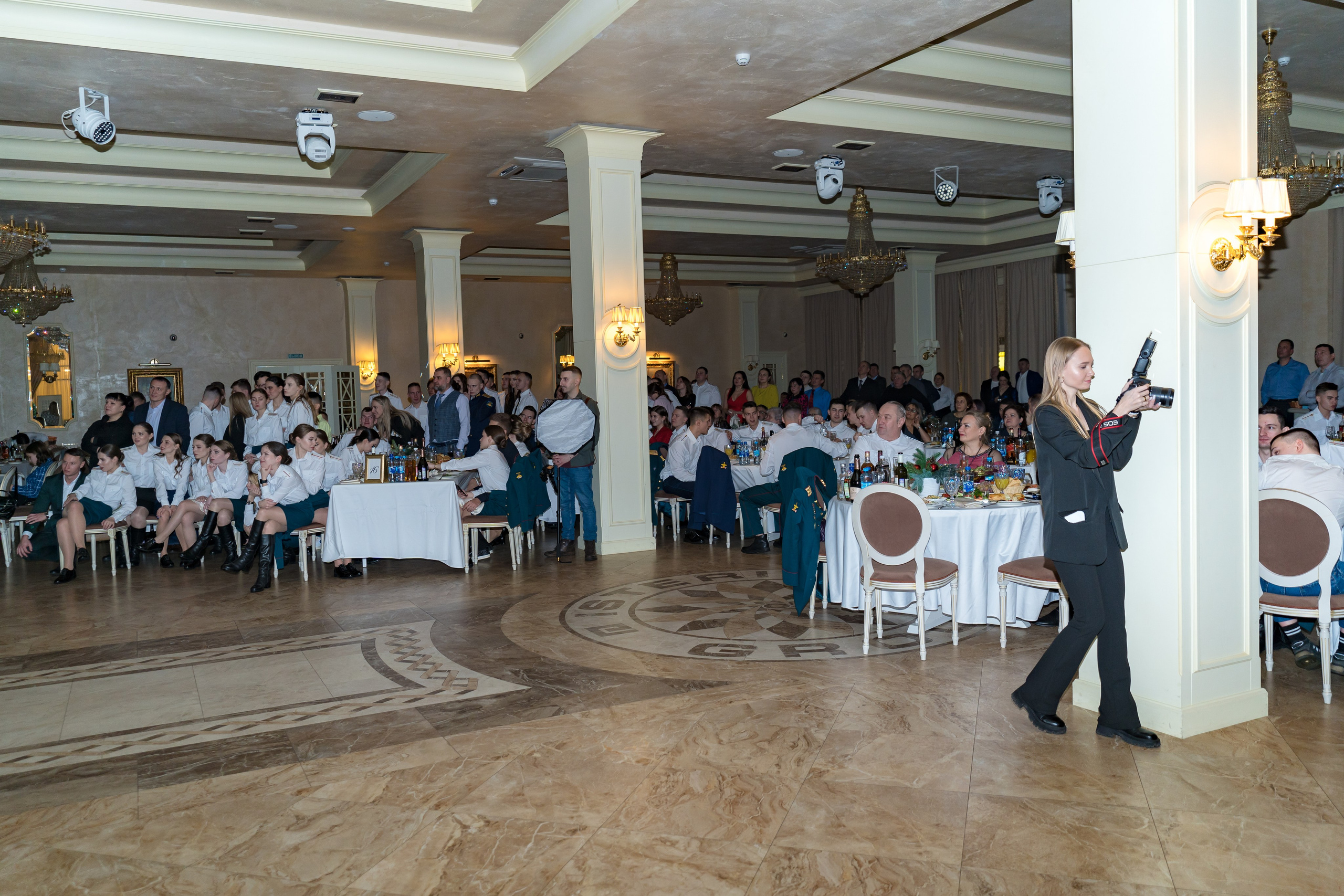 Фотосъемка выпуска военной академии и вручение дипломов