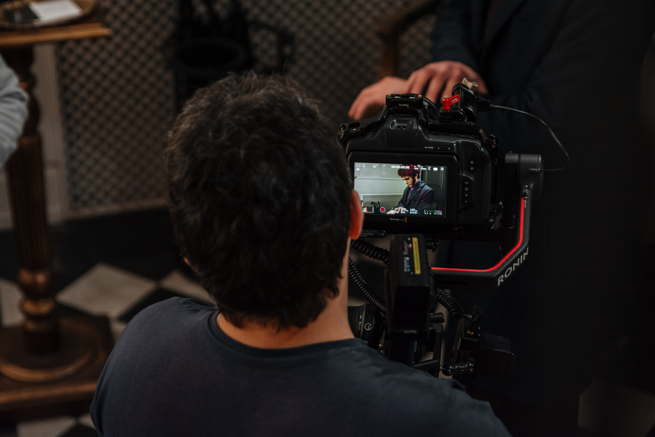 Пушкин в отеле «Оболенский». Съёмка ролика для конкурса. Портретный фотограф в Санкт-Петербурге Дмитриева Наталия