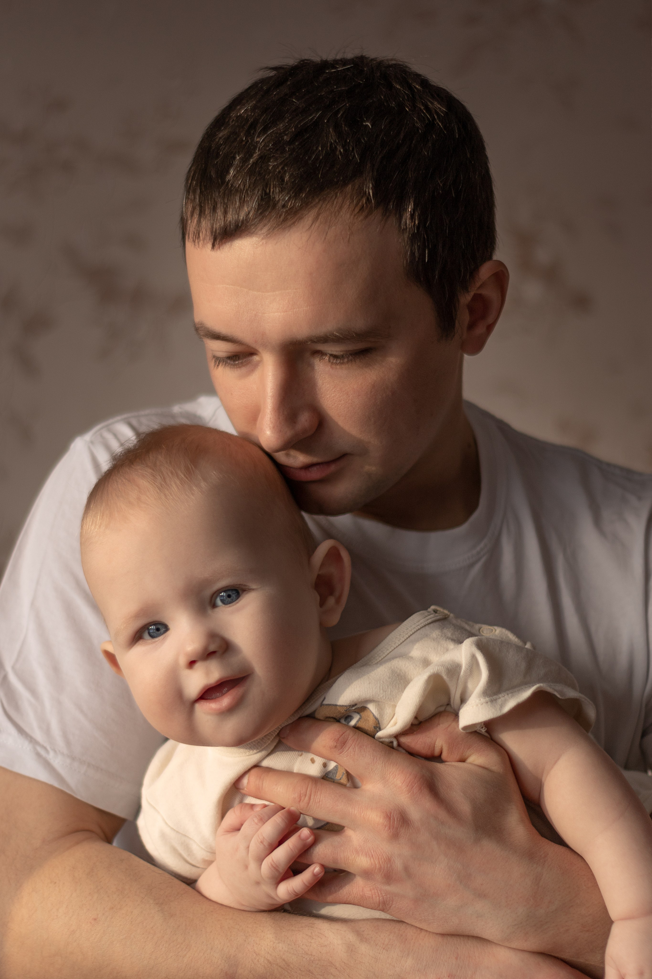 Евгения, Борис и Левушка (домашняя). Детский и семейный фотограф Юлия Полянина