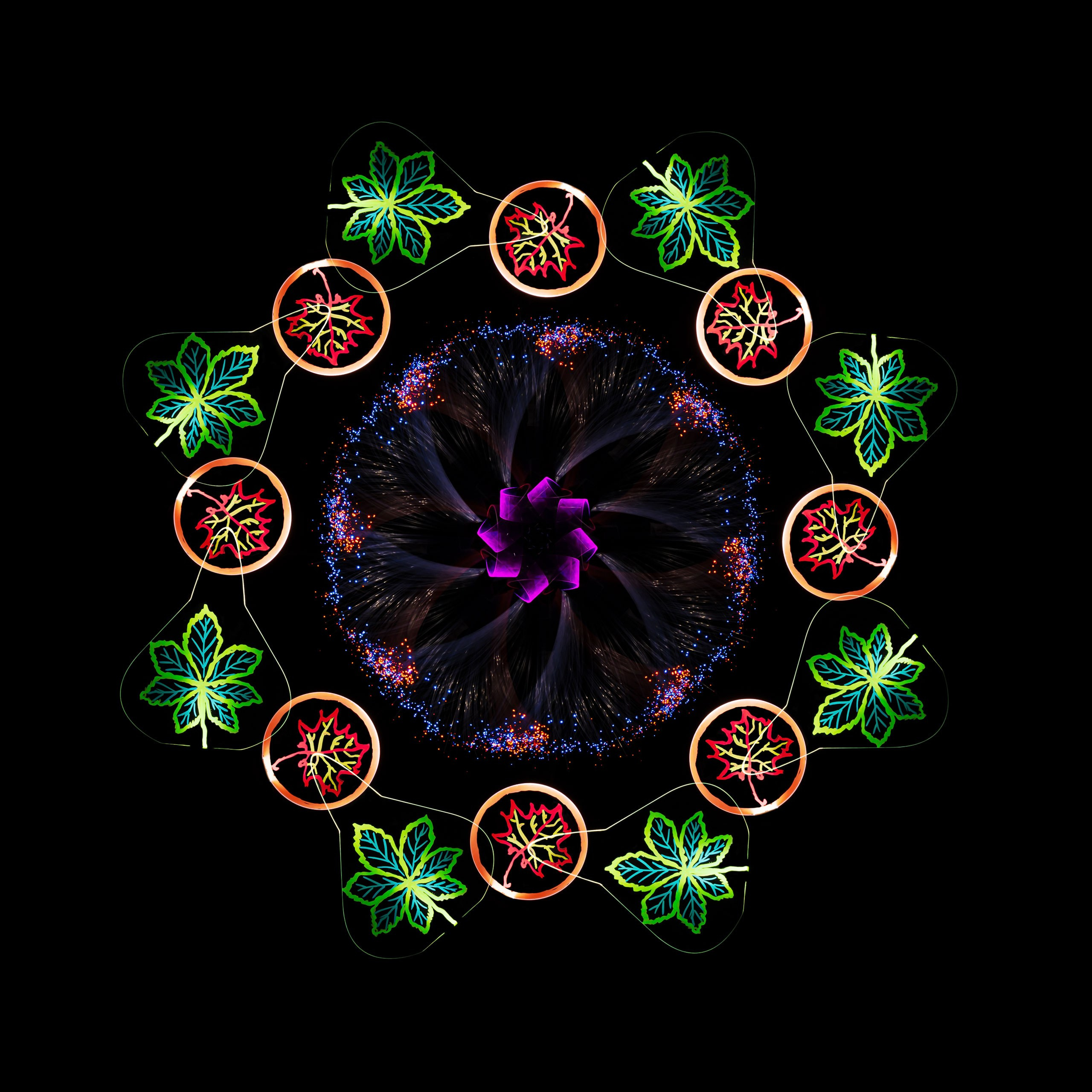 Рисование светом. Скульптуры из воды Сергея Толмачева