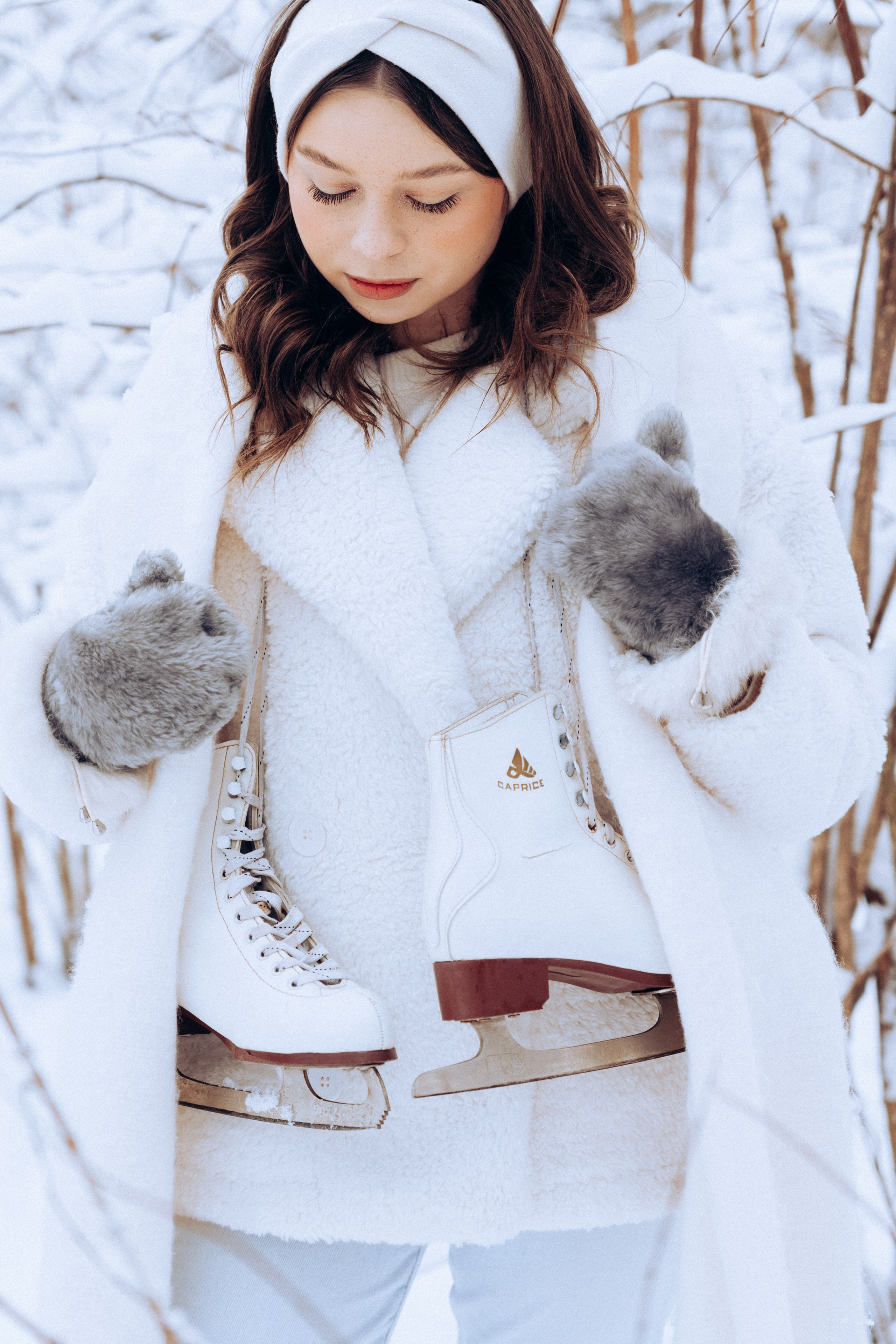 Ксения | Снежная зима. Портретный свадебный фотограф Крым | Евгения Щитенко