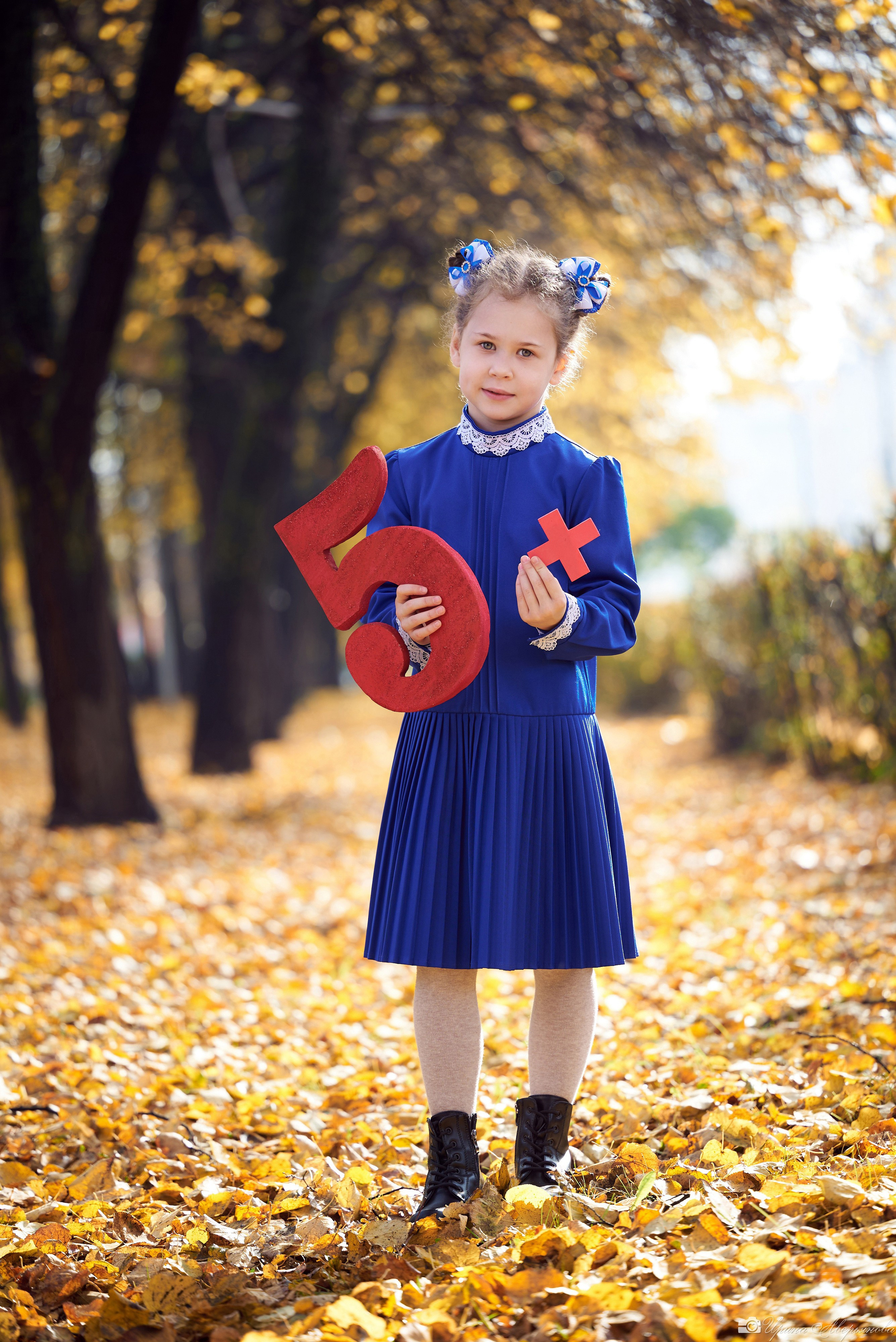 Осенняя школьная фотосессия. Фотограф в Ульяновске Ирина Аверьянова