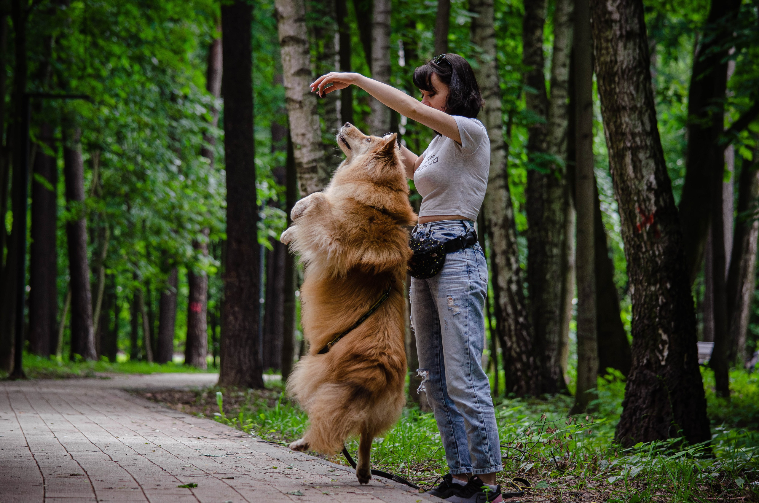 Мира и Чиж. Фотограф Светлана Блинова, Москва и Московская область