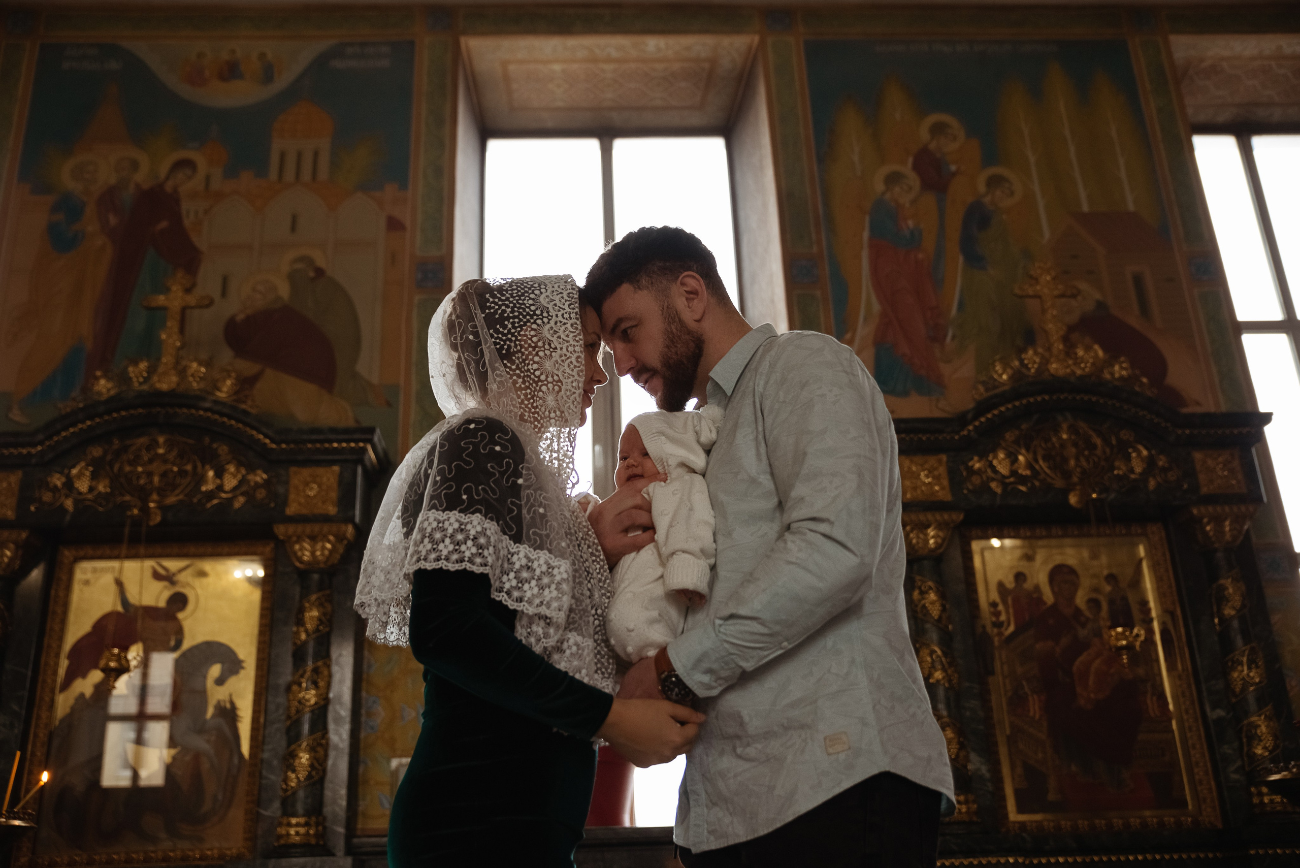 Крещение Дарины. Свято-Троицкий собор. Фотограф новорожденных Екатеринбург, Первоуральск
