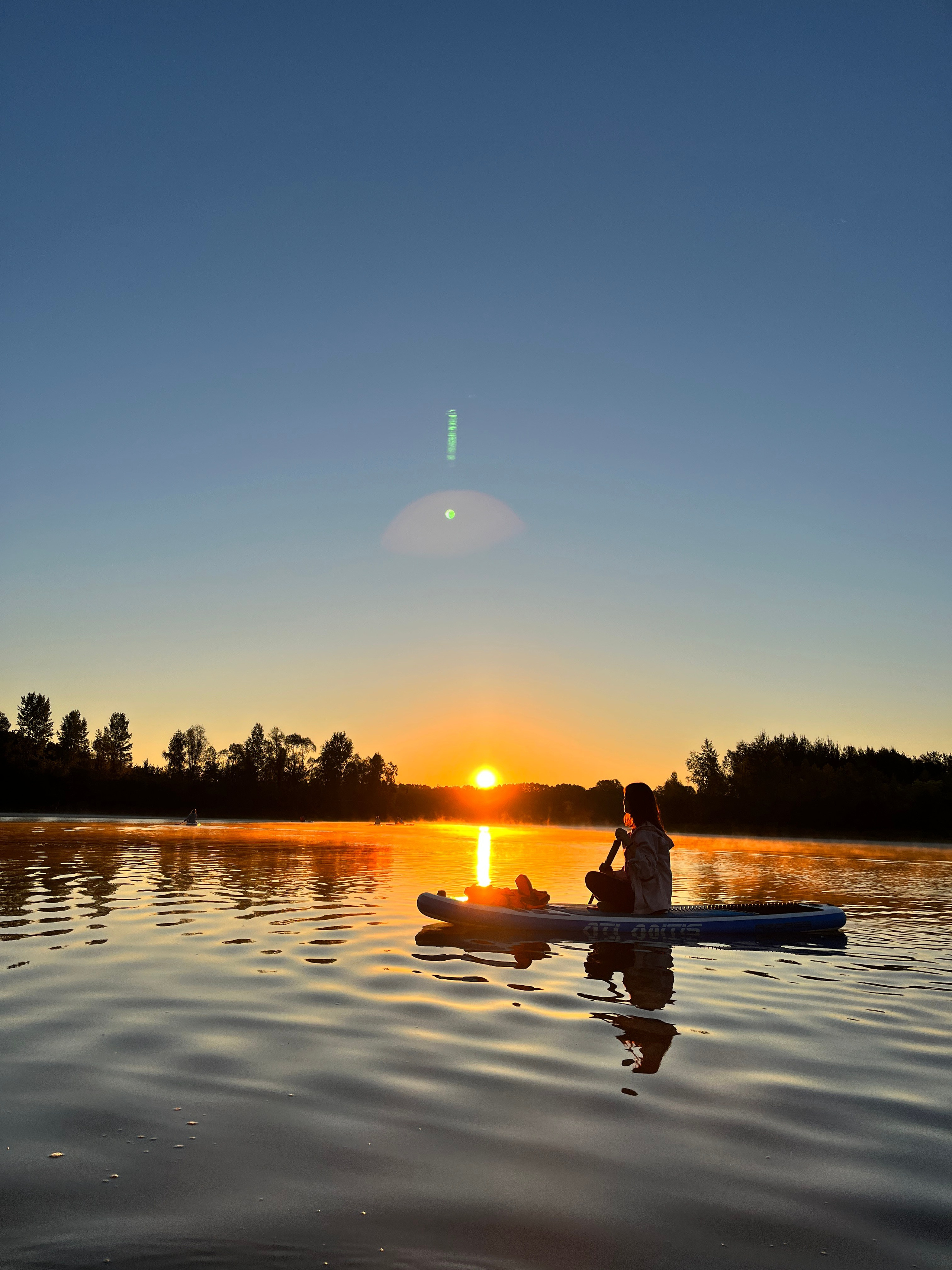 Рассветы на сапбордах в Уфе