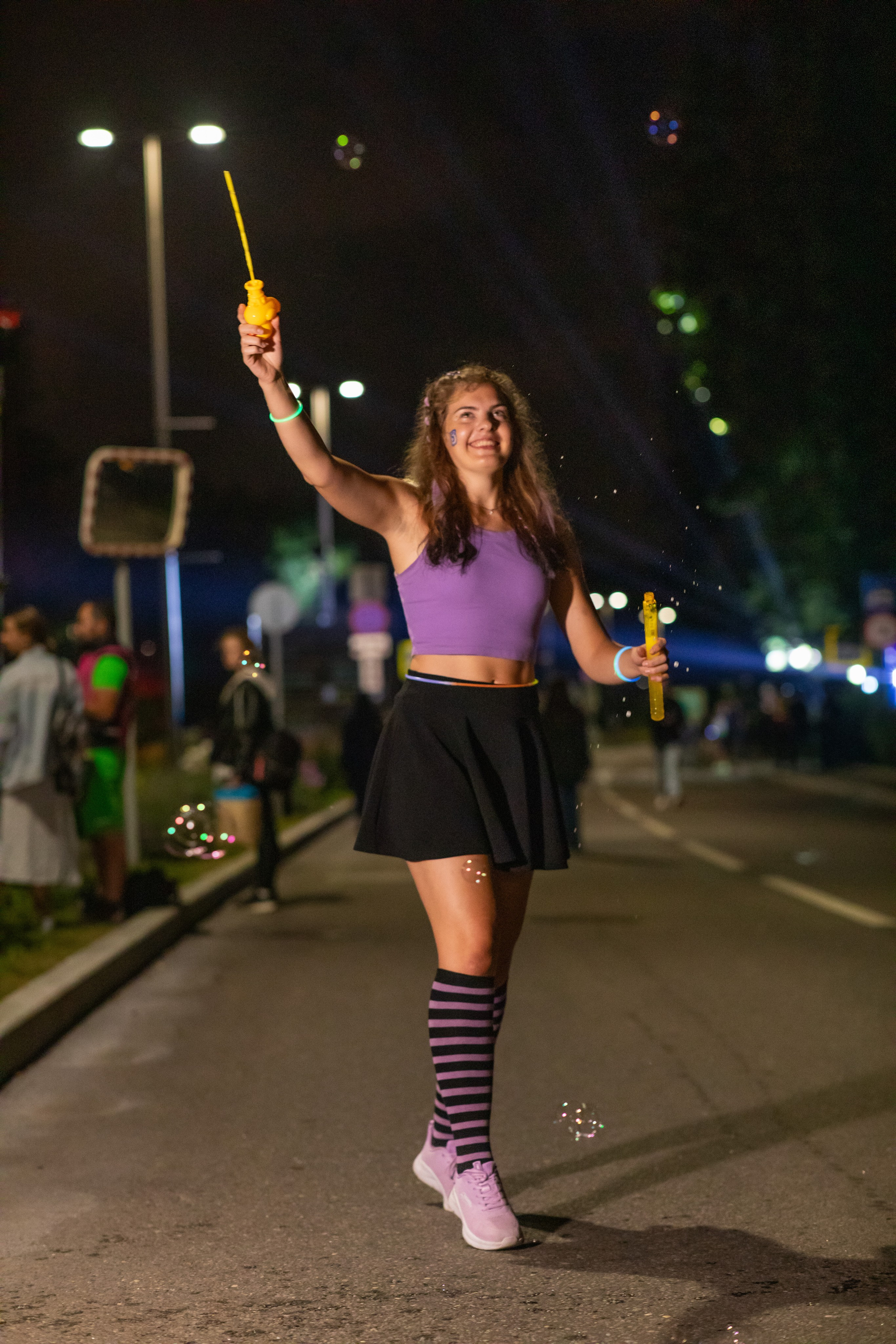 Самая крутая поддержка Ночного забега от 5 вёрст 03.08.24. Фотограф Сергей Ловкий