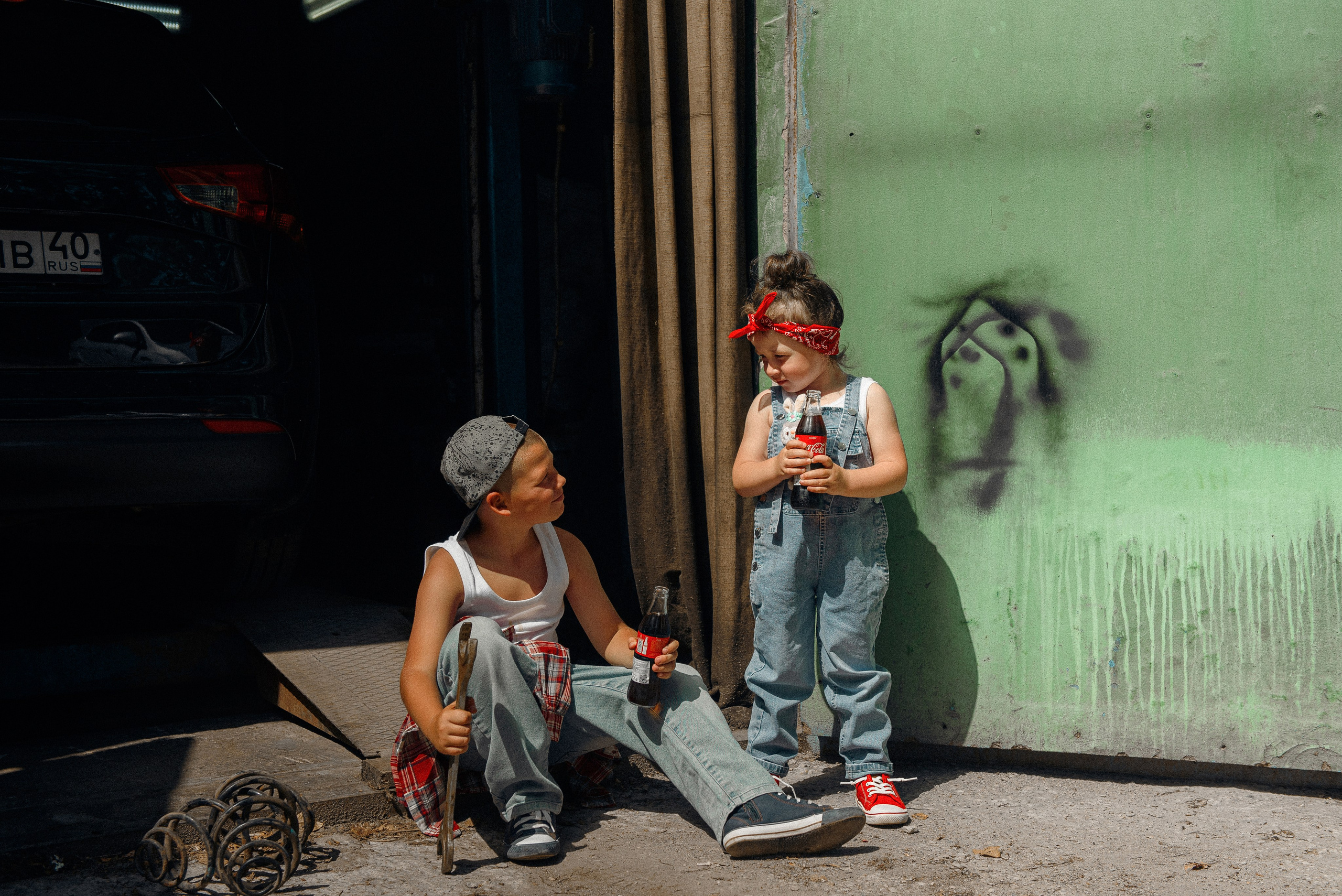 Гараж. Римма Гусакова. Выпускные фотокниги. Детские и семейные фотосессии