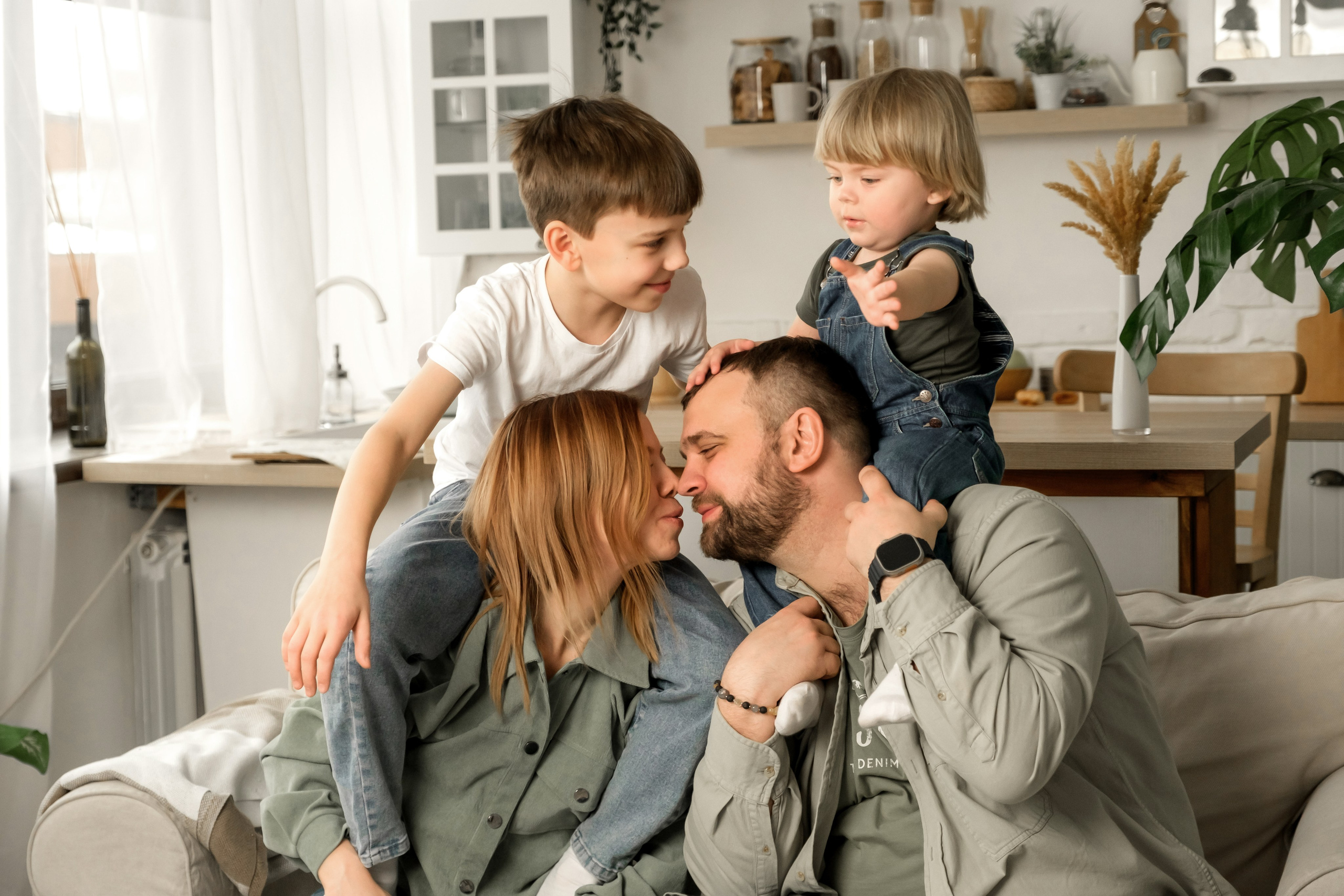 Домашняя съемка семьи Ольги