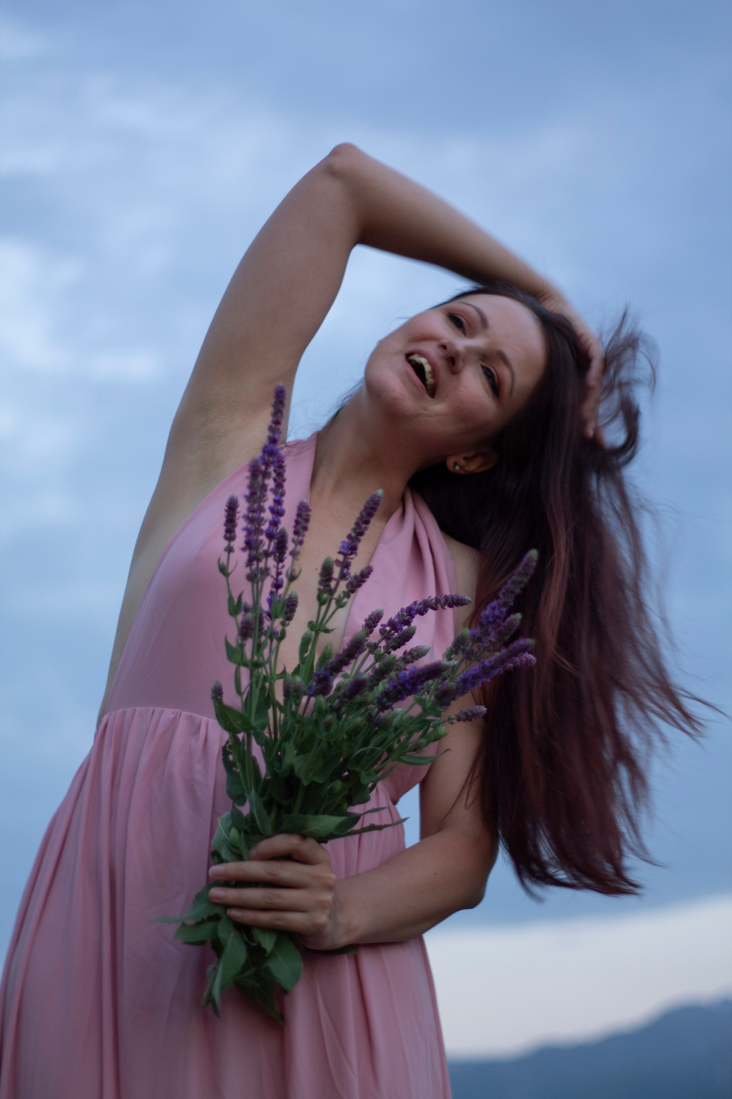 Эллодия в закатном солнце