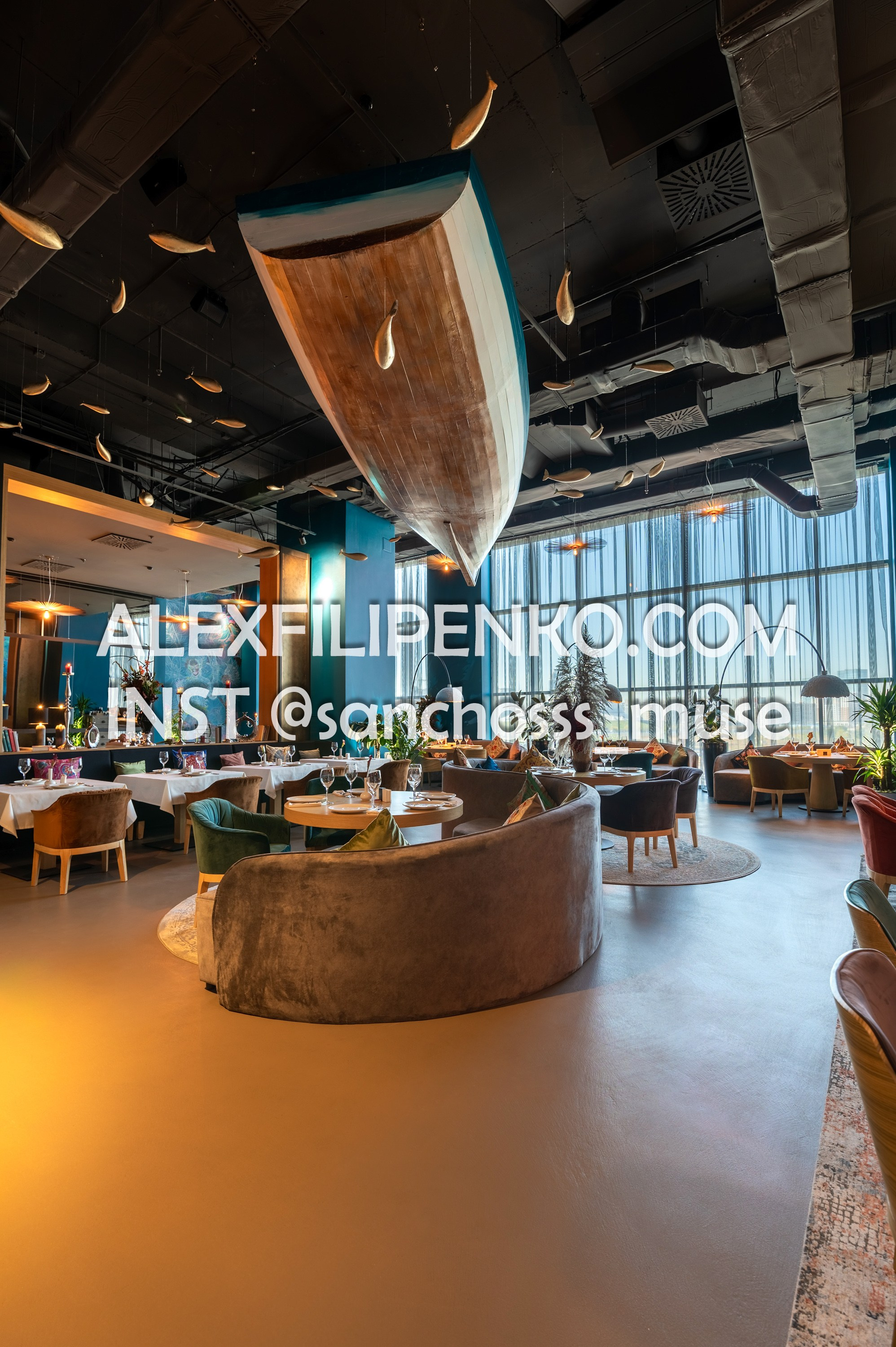 Ресторан Once. Фотограф интерьера недвижимости и архитектуры в Астане