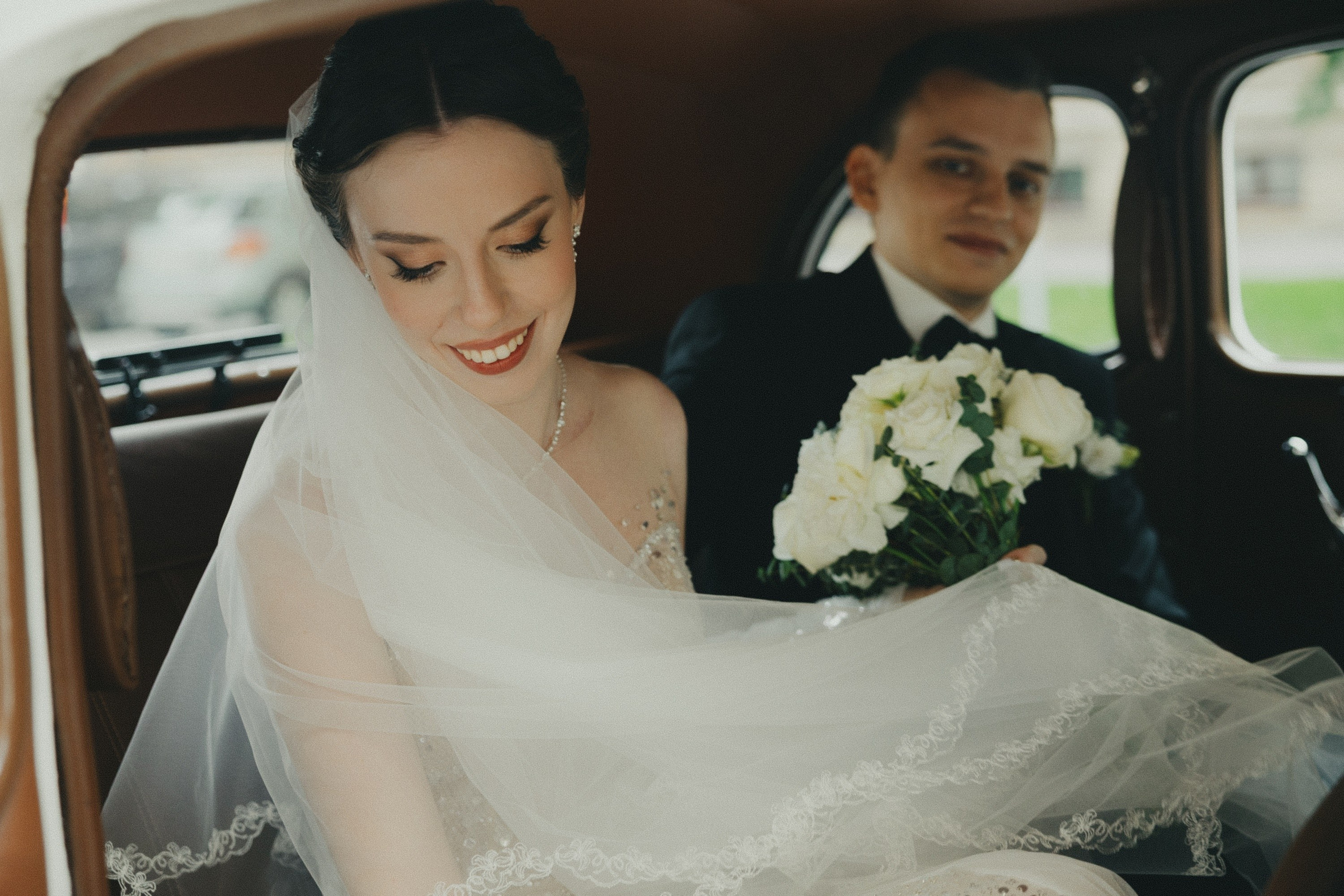 Алена и Денис — обработка в стиле ретро пленка. Свадебный фотограф в Санкт-Петербурге Рябикин Александр , занимаюсь св