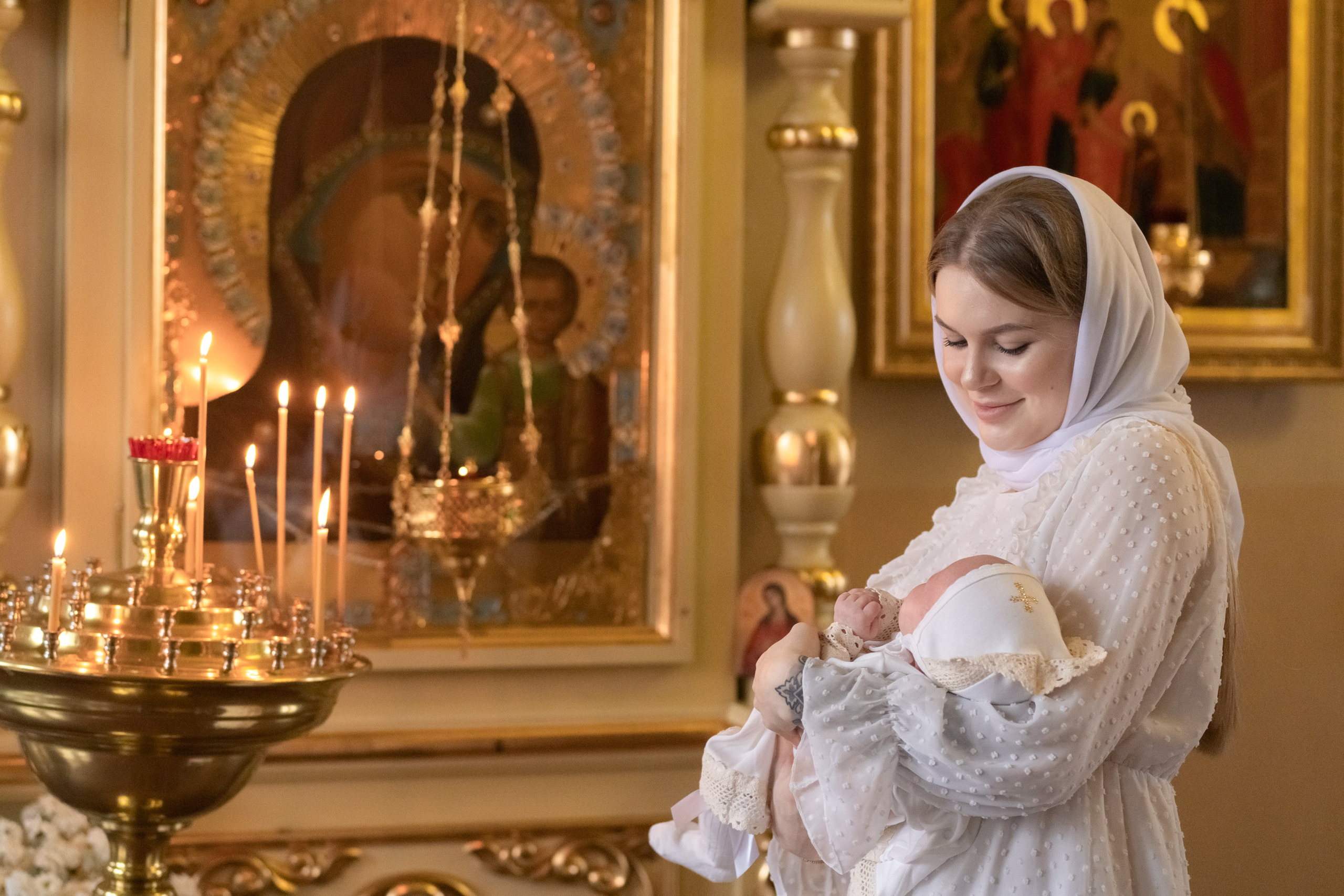 Крещение. Фотограф новорожденных в Пензе Позднякова Елена