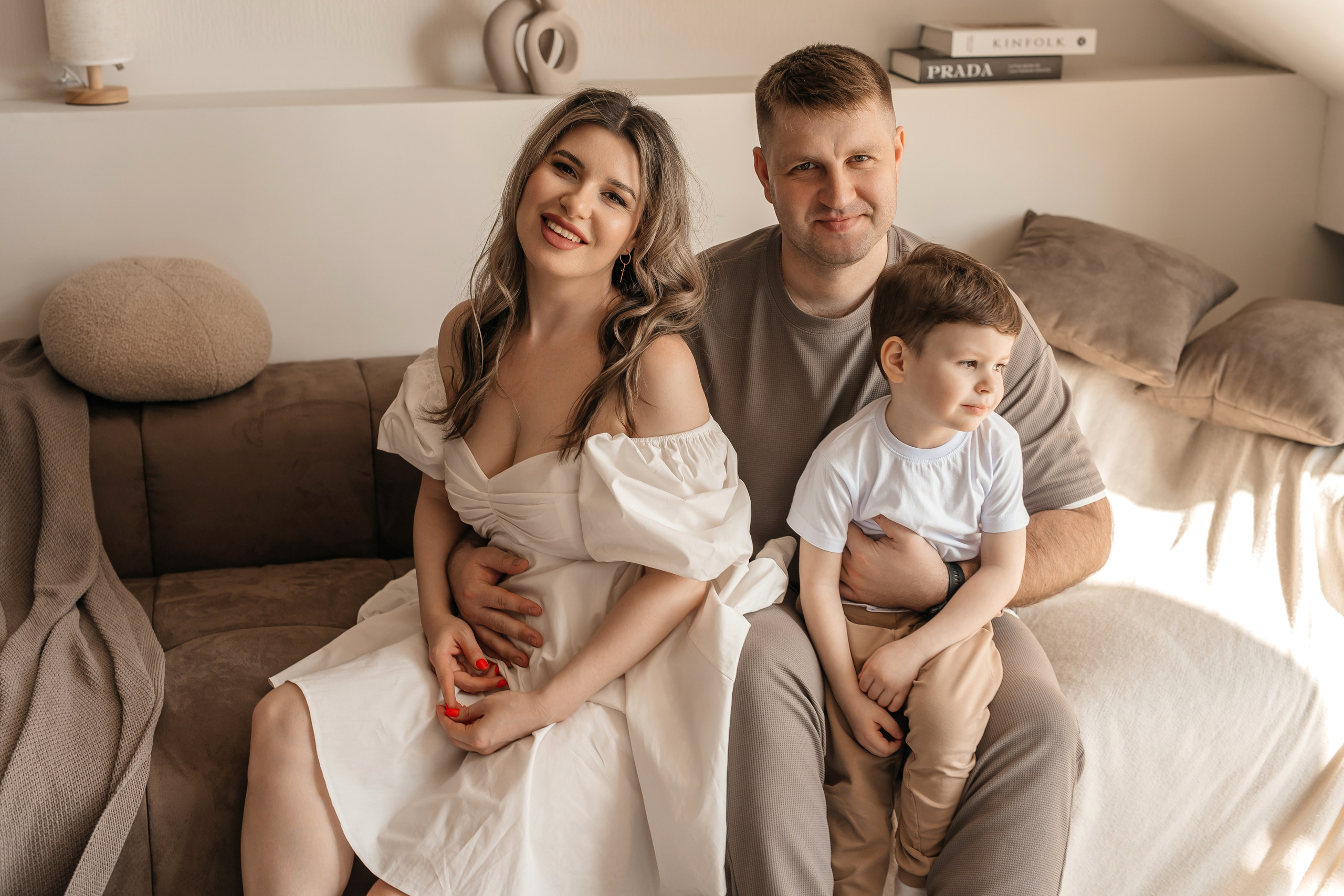 Семейная съемка в домашнем стиле. Свадебный фотограф Елена Рякина