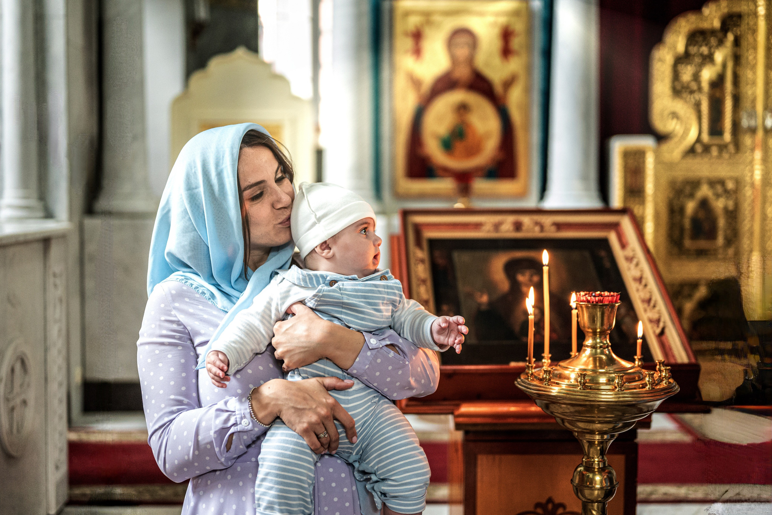 Крещение Анна. Семейный и детский фотограф Москва