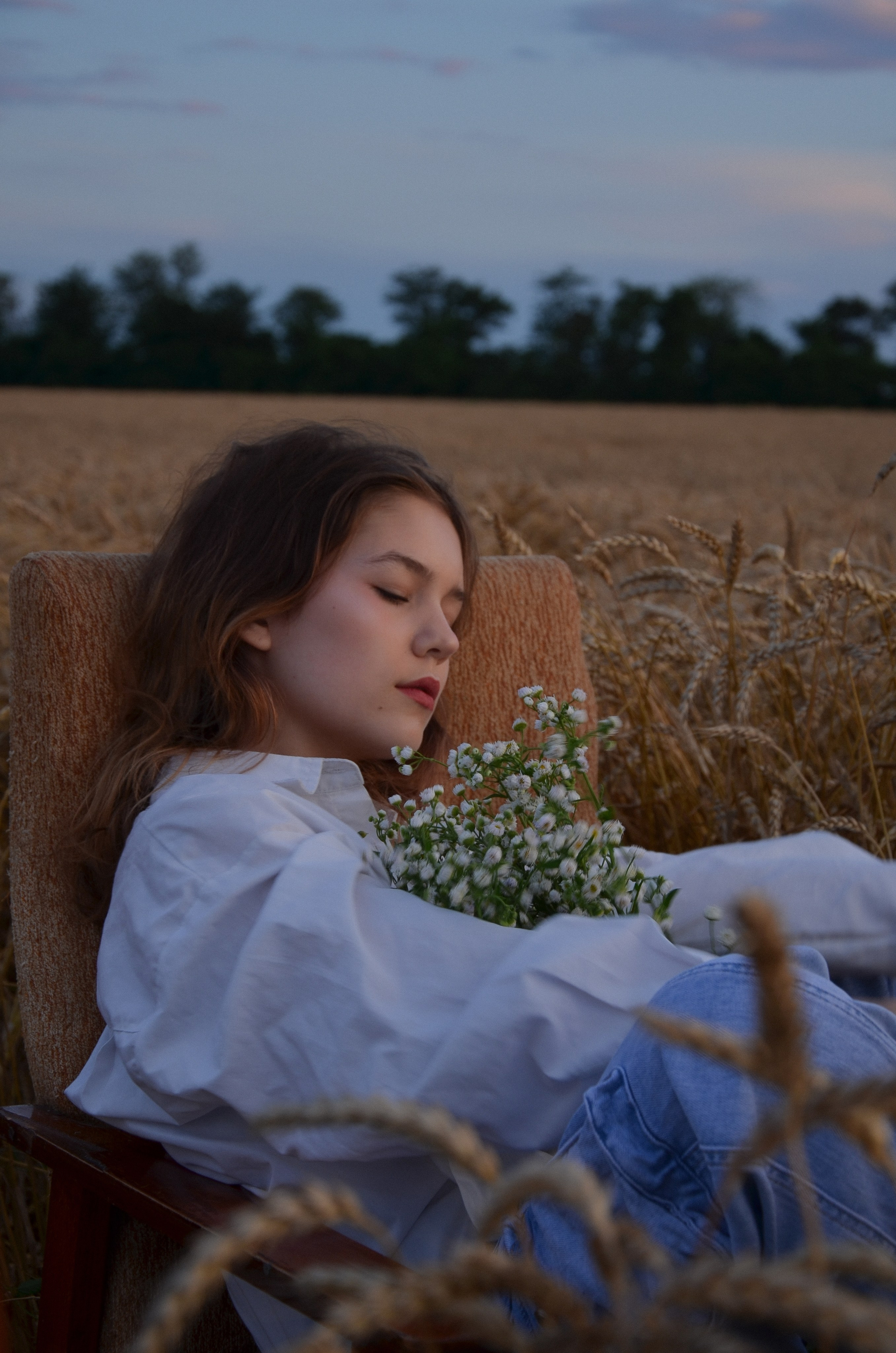 Ксения в поле