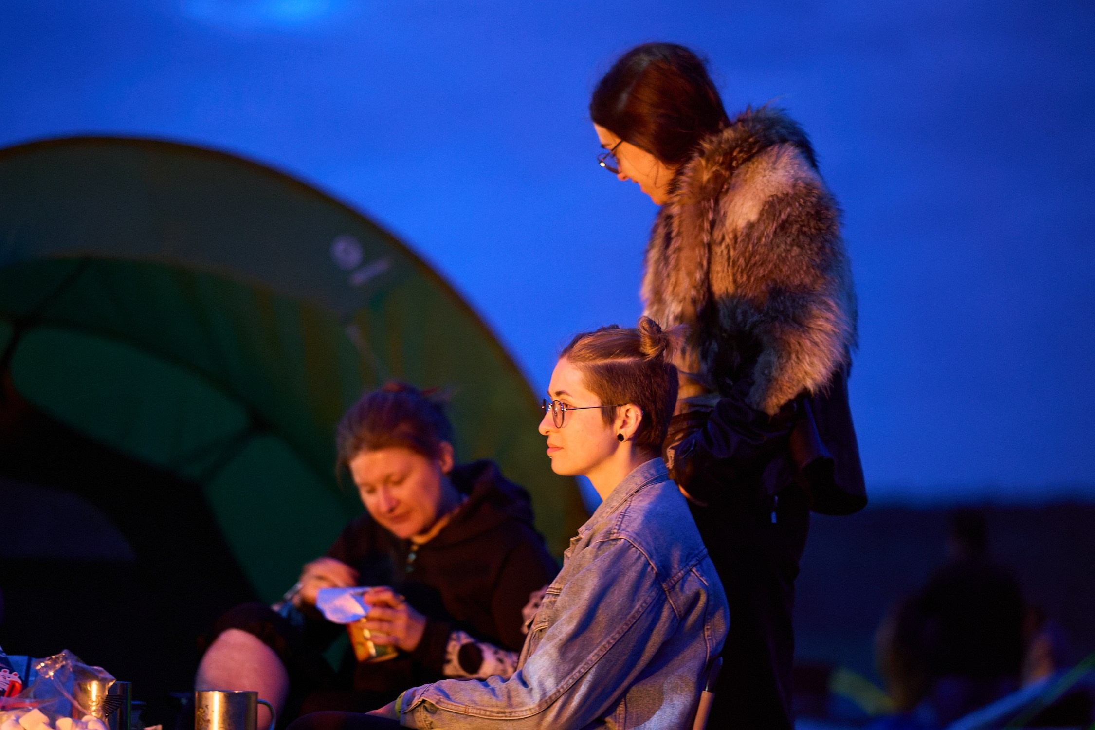 В нашем лагере гости!