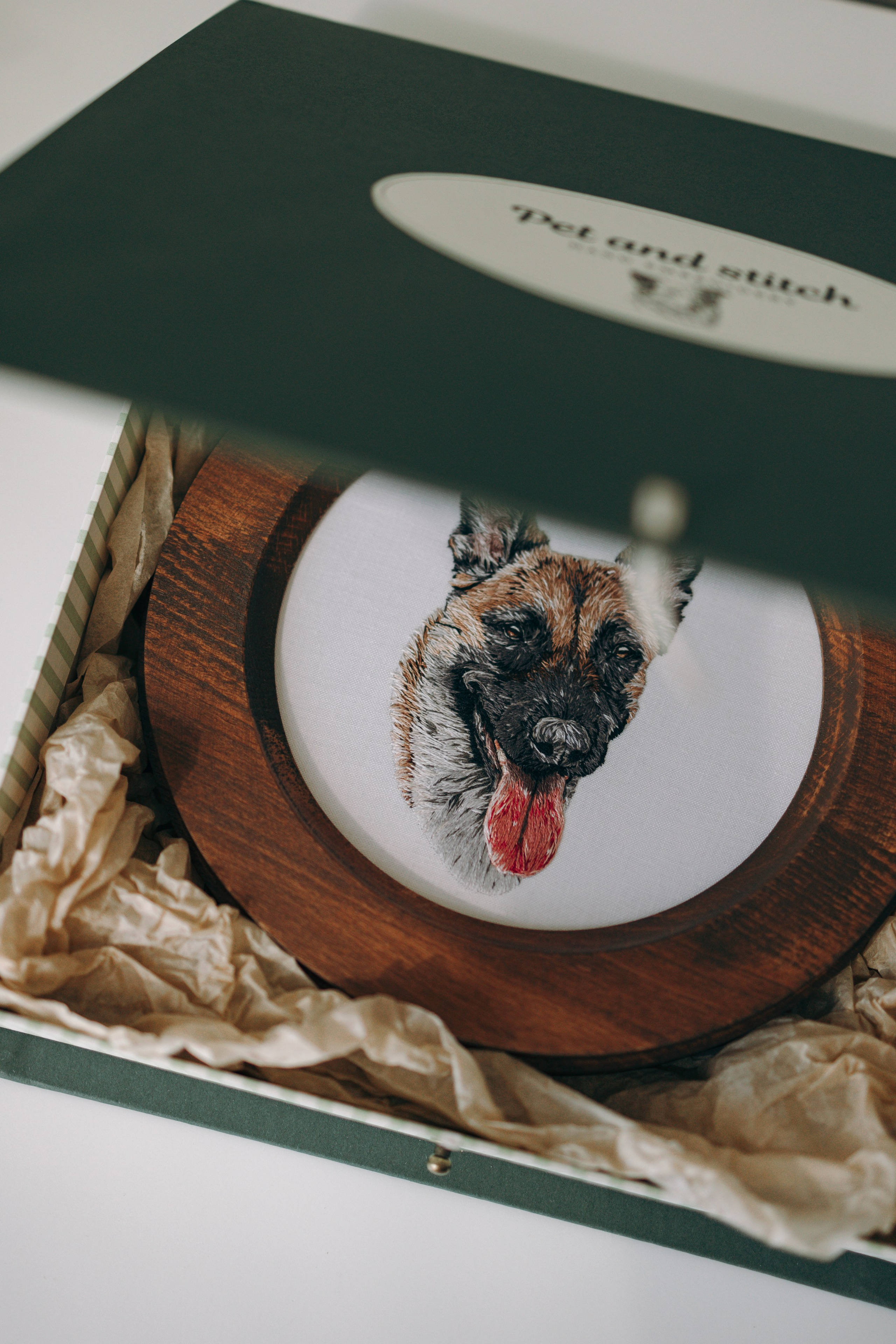 Портфолио. Портретная вышивка питомцев