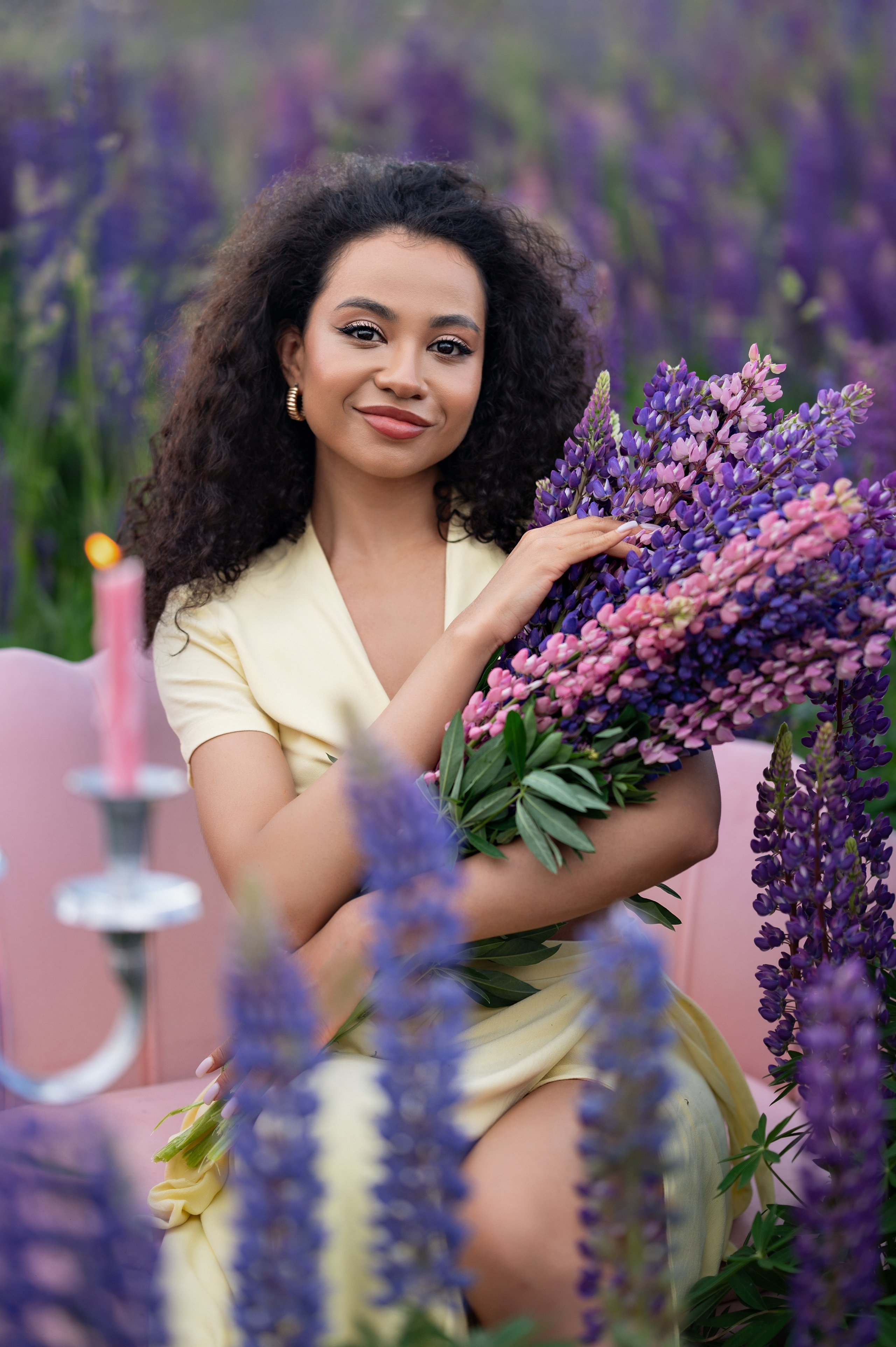 Люпиновое поле. Детский и семейный фотограф г. Москва Оксана Катаджи
