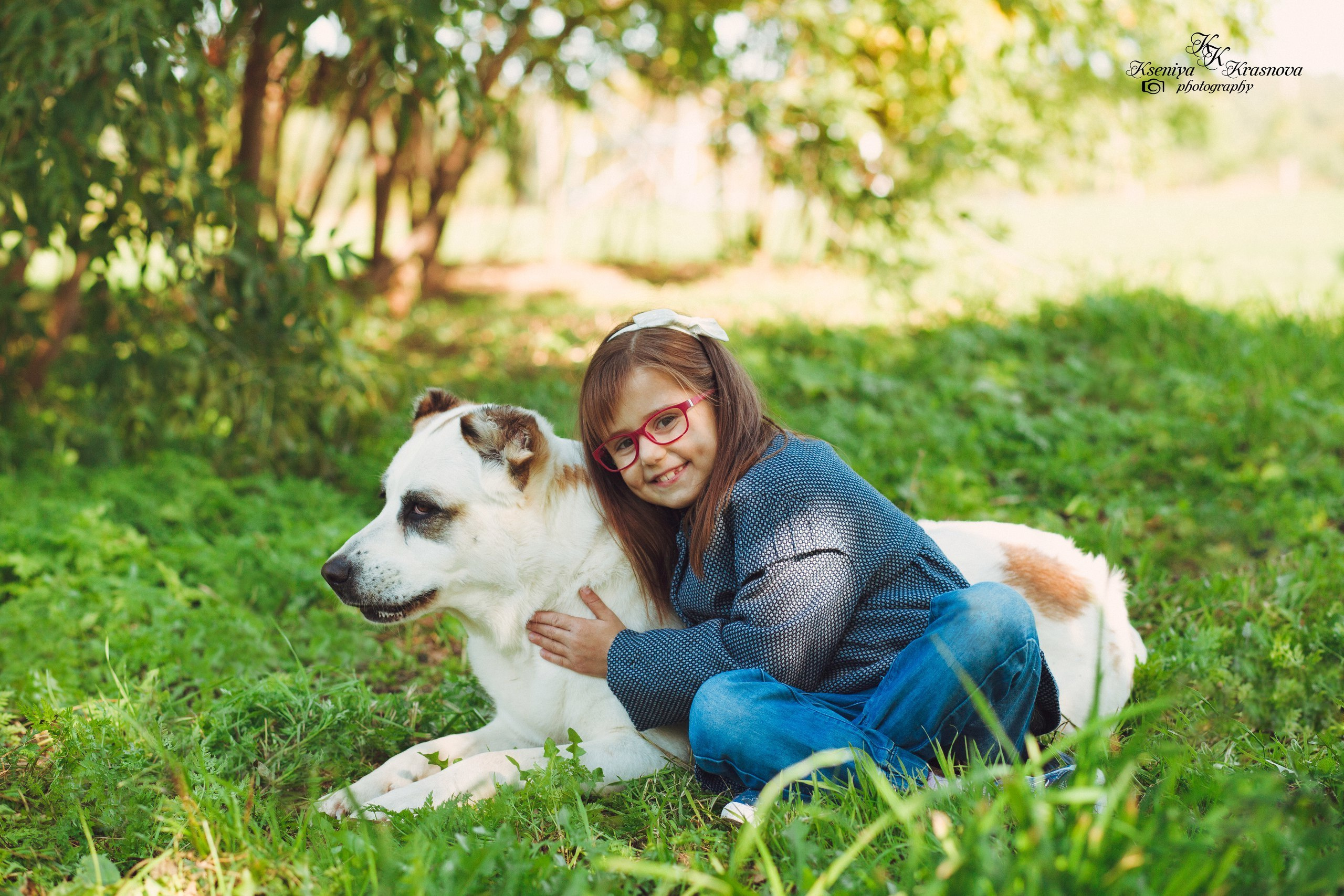 С животными. Свадебный, семейный и портретный фотограф Ксения Краснова