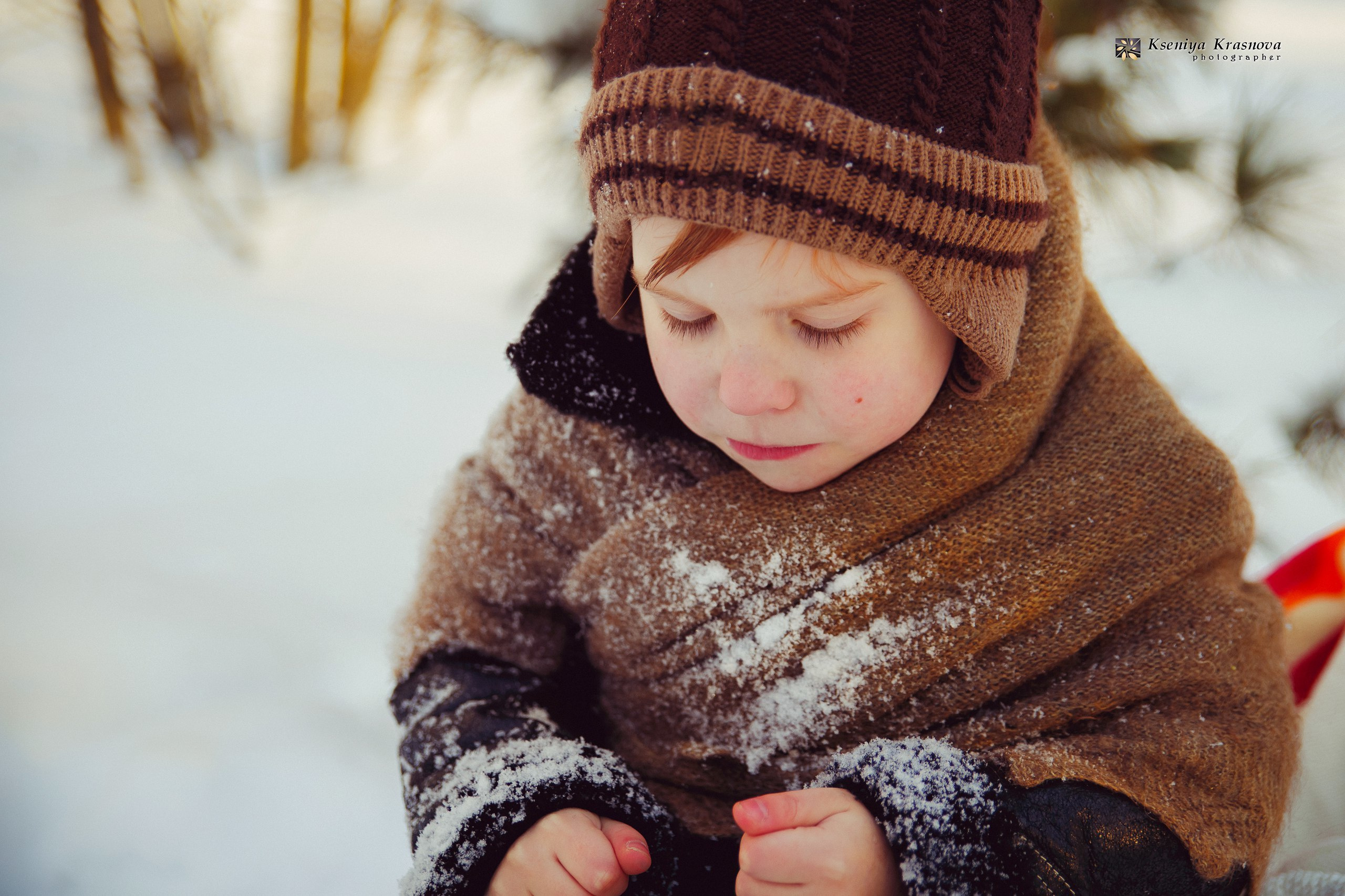 Зима. Свадебный, семейный и портретный фотограф Ксения Краснова
