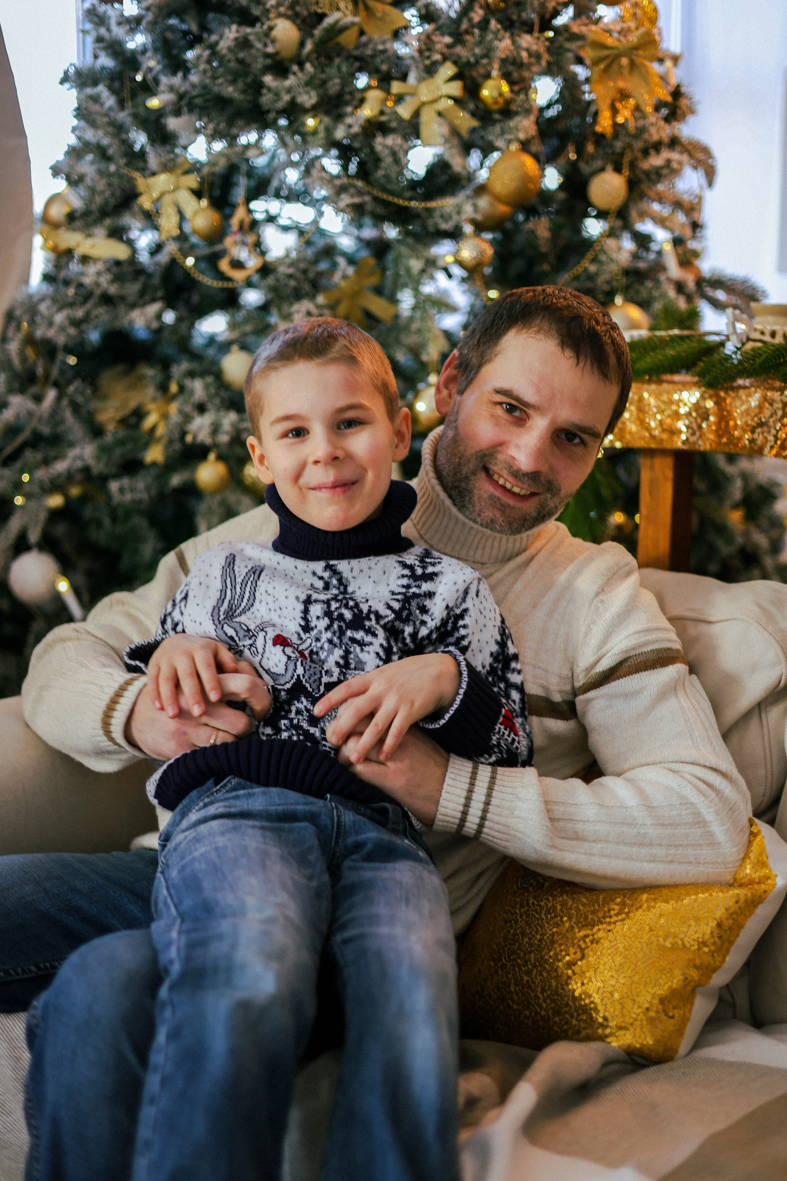 Новогодняя история «Нелля и ее семья». Фотограф в Москве Анастасия Калинина