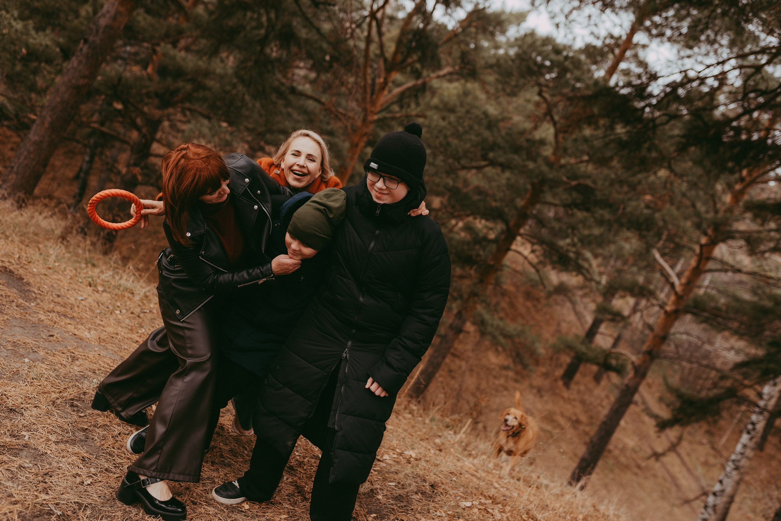 Ксюша, Юля, Максим и Степа. Семейный и детский фотограф в Новосибирске и Краснообске — Анна Ким