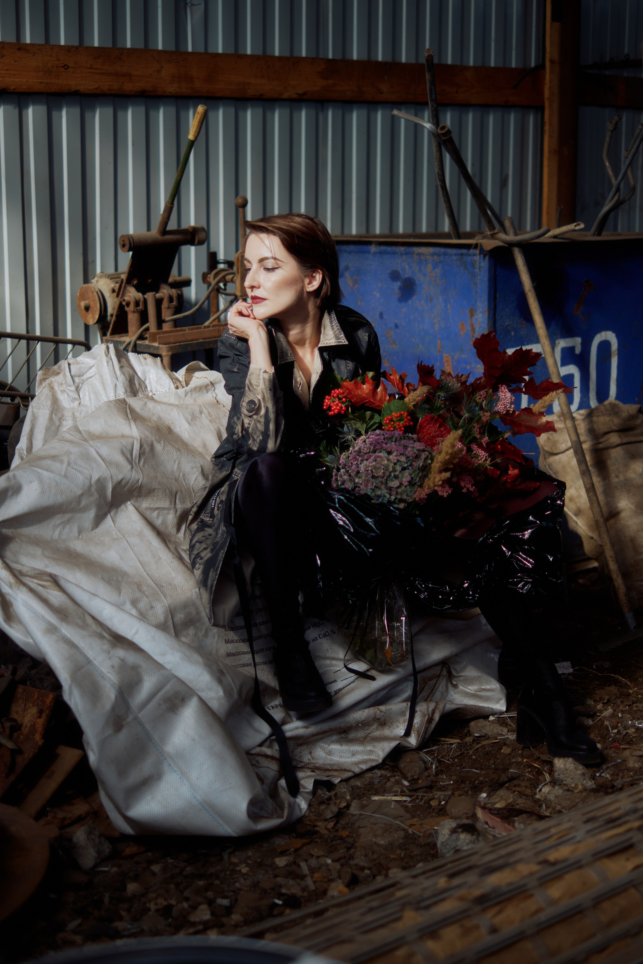 Контент съёмка для цветочного магазина Les Fleurs du Mal. Andrew Sozonov visual artist